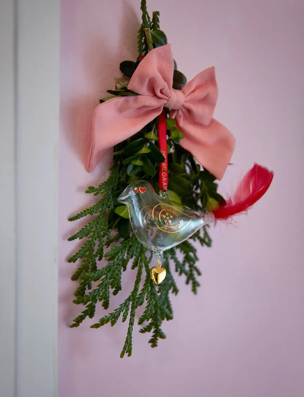 Holmegaard - Ann-Sofi Romme Annual Christmas Bird 2025 small clear - weihnachtskugeln - clear - 4