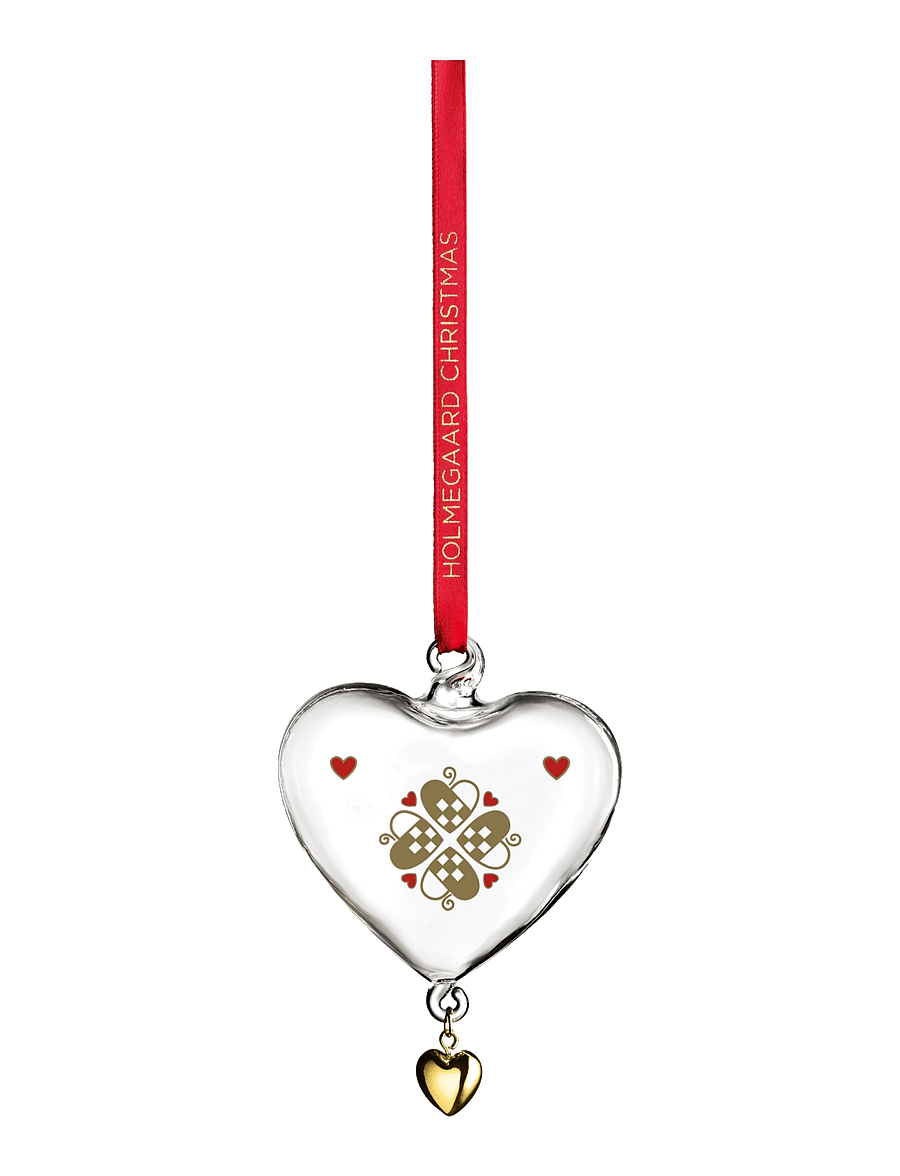 Holmegaard - Ann-Sofi Romme Annual Christmas Heart 2026 small clear - clear - 1