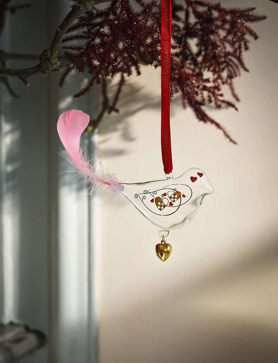 Holmegaard - Ann-Sofi Romme Annual Christmas Bird 2026 small clear - clear - 0
