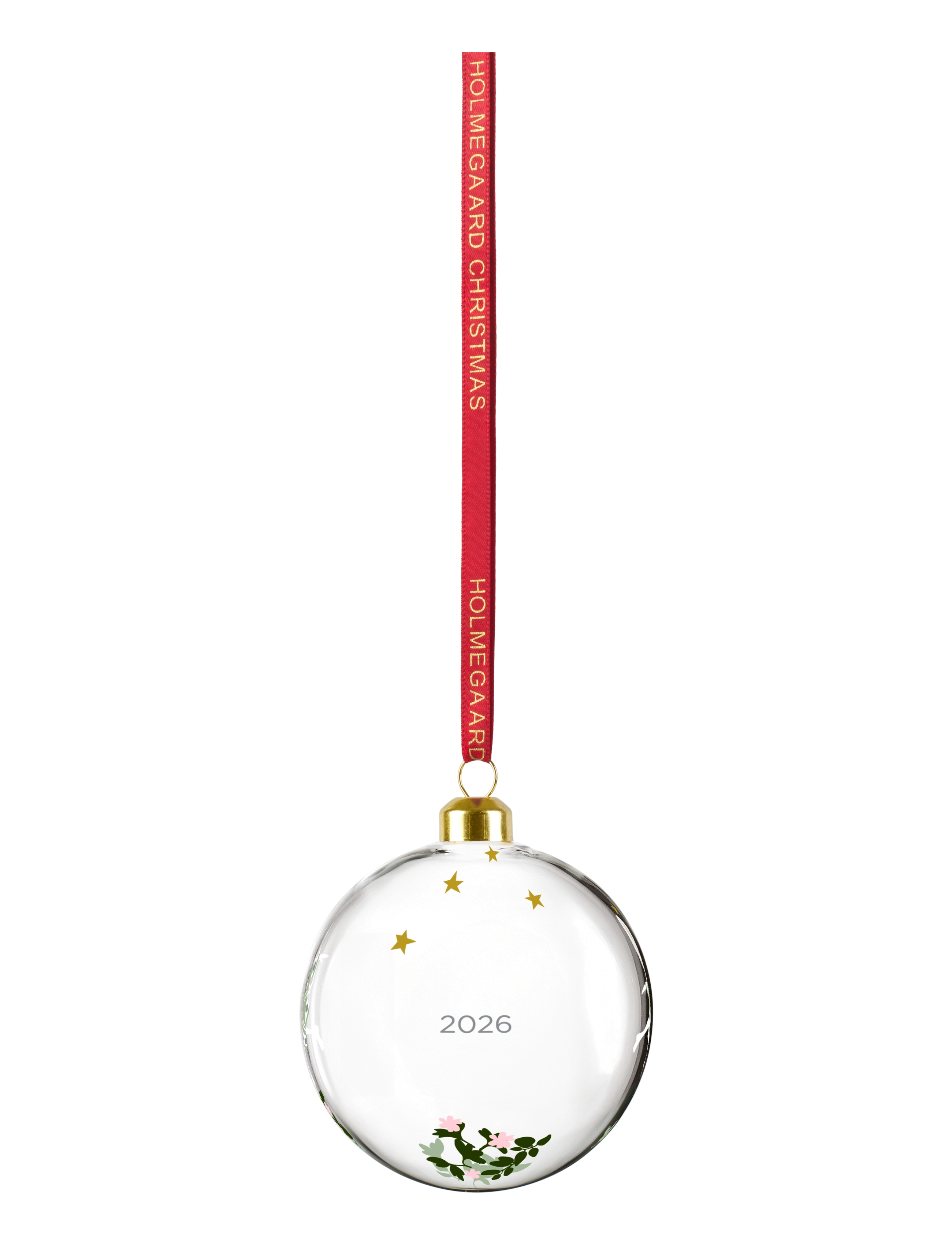 Holmegaard - Holmegaard Christmas Årets julekugle 2026 klar - clear - 2
