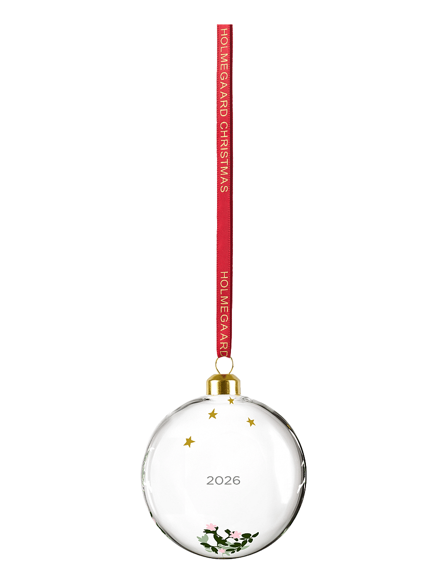 Holmegaard - Holmegaard Christmas Årets julekugle 2026 klar - clear - 2