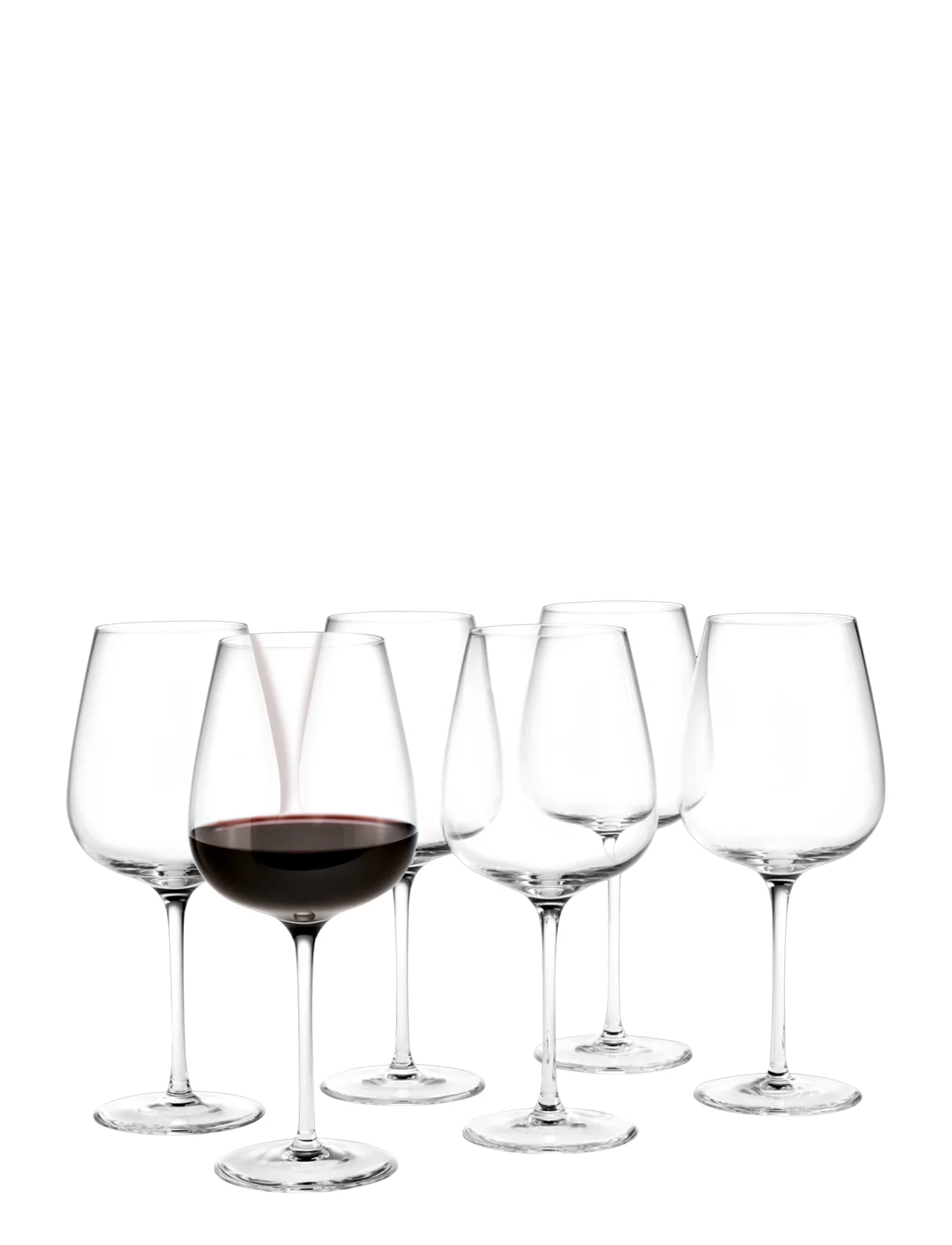 Holmegaard - Bouquet Red Wine Glass 62 cl clear 6 pcs. - vyno taurės - clear - 0