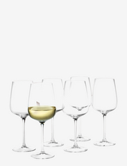 Holmegaard - Bouquet Hvitvinsglass 41 cl klar 6 stk. - hvitvinsglass - clear - 0