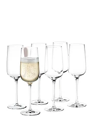 Holmegaard - Bouquet Champagne Glass 29 cl clear 6 pcs. - kuohuviinilasit - clear - 0