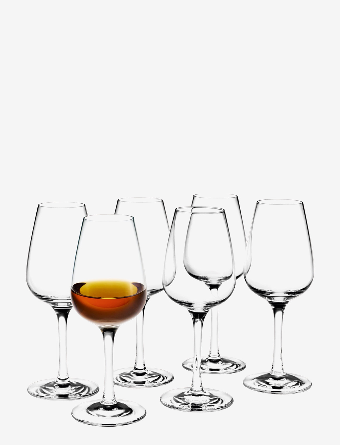 Holmegaard - Bouquet Brennevinsglass 12 cl klar 6 stk. - whiskyglass & cognacglass - clear - 0