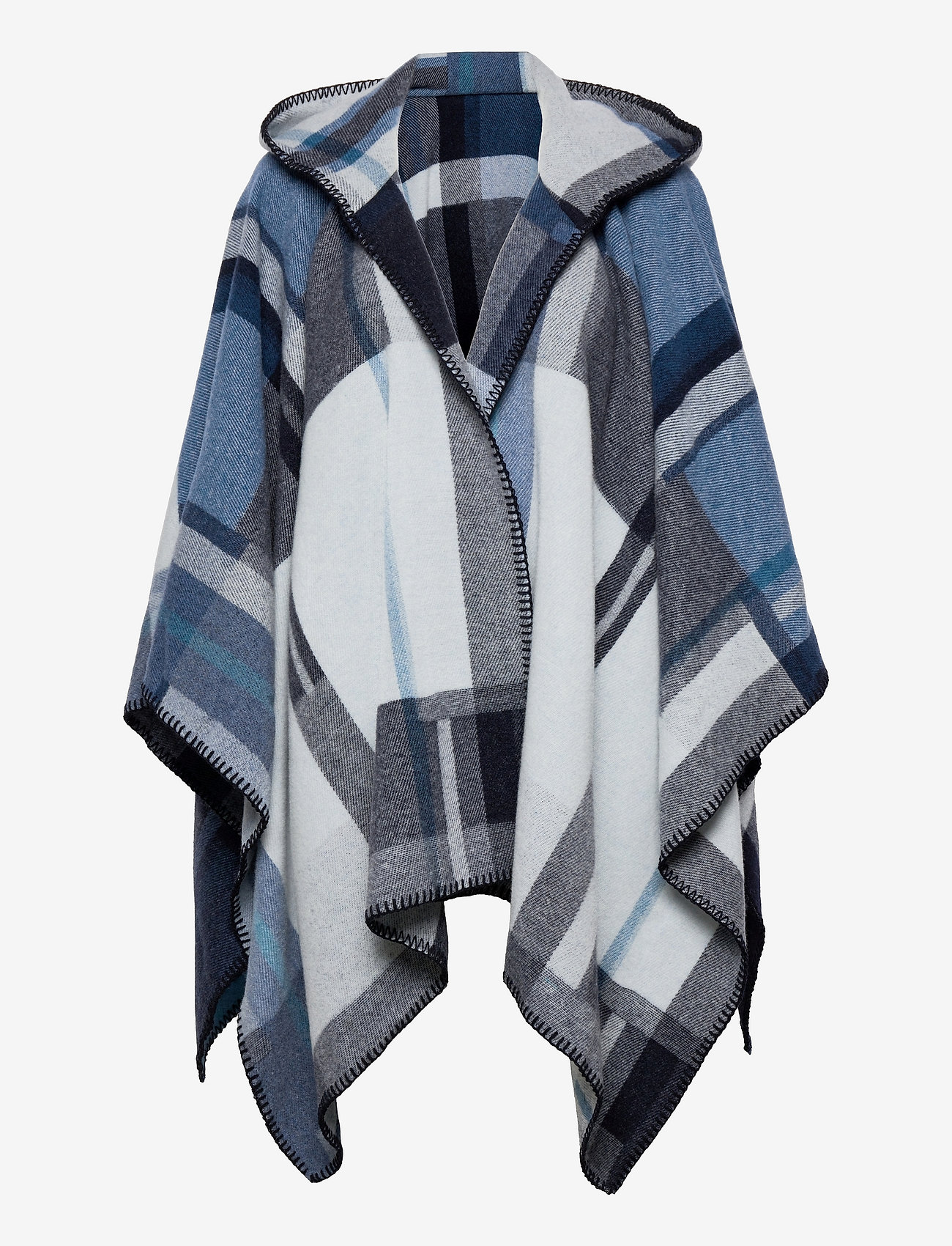 HOLZWEILER - Tableau Cash. Hooded Poncho - coley - 0