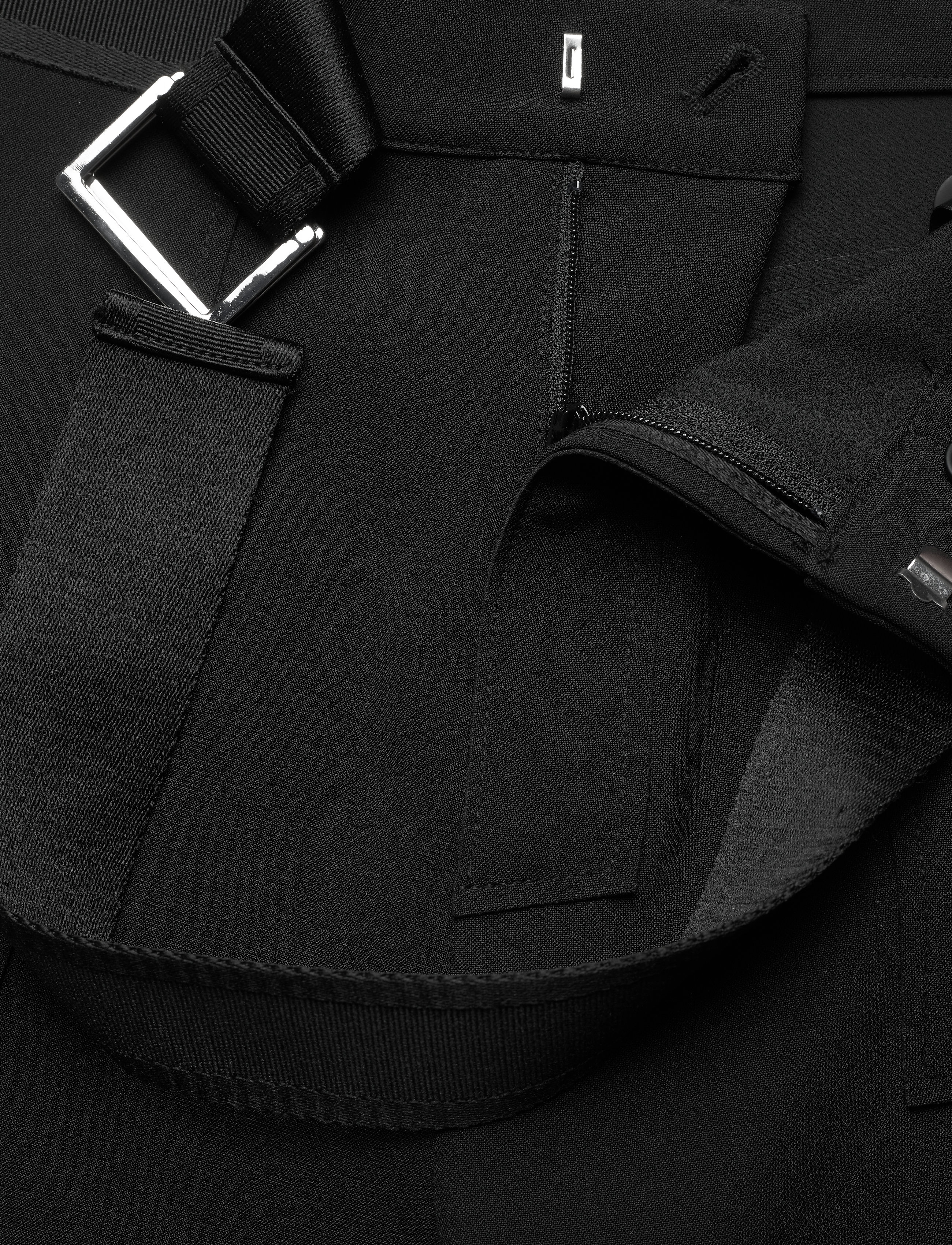 HOLZWEILER - Skunk Trouser - sirge säärega püksid - black - 3
