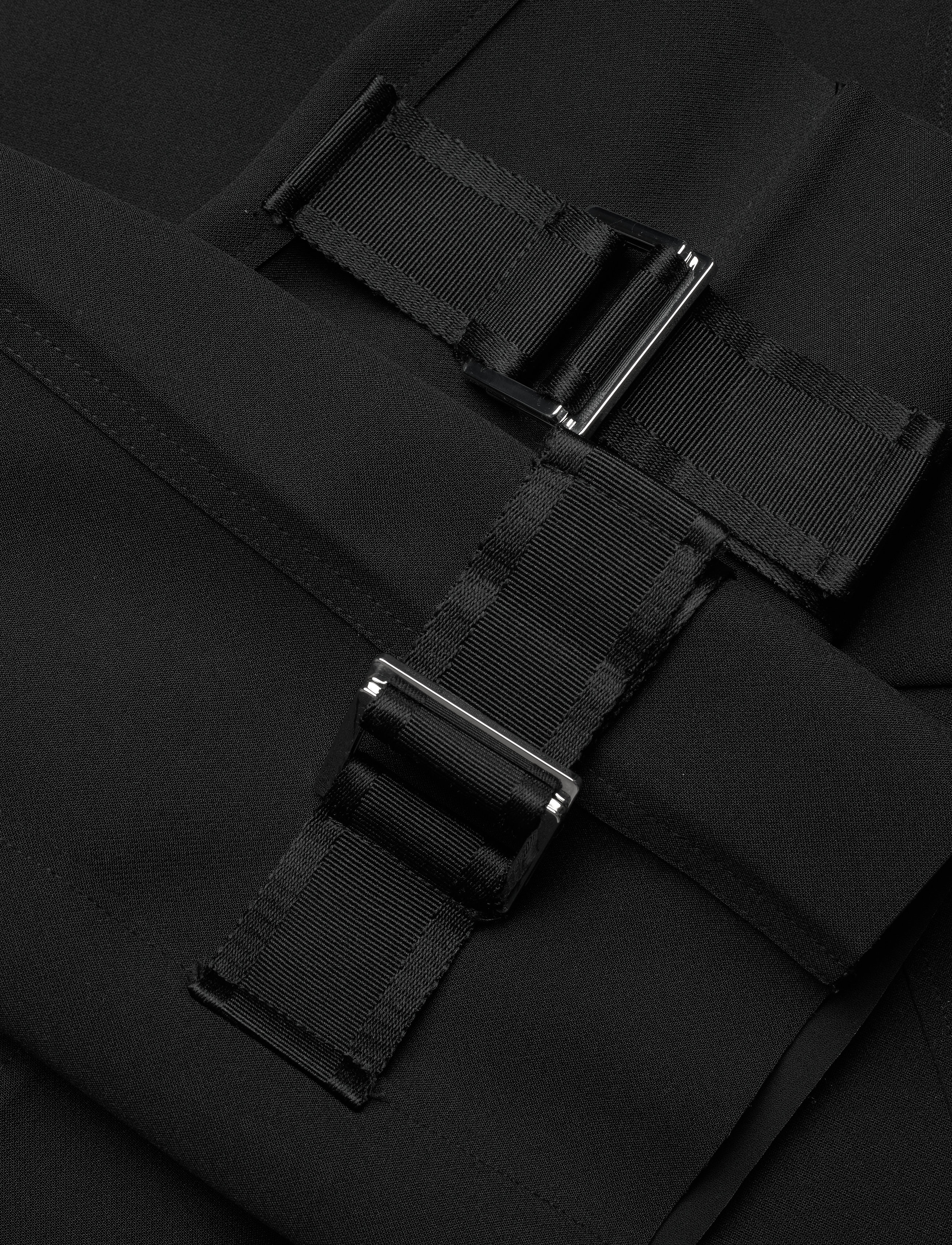HOLZWEILER - Skunk Trouser - sirge säärega püksid - black - 5
