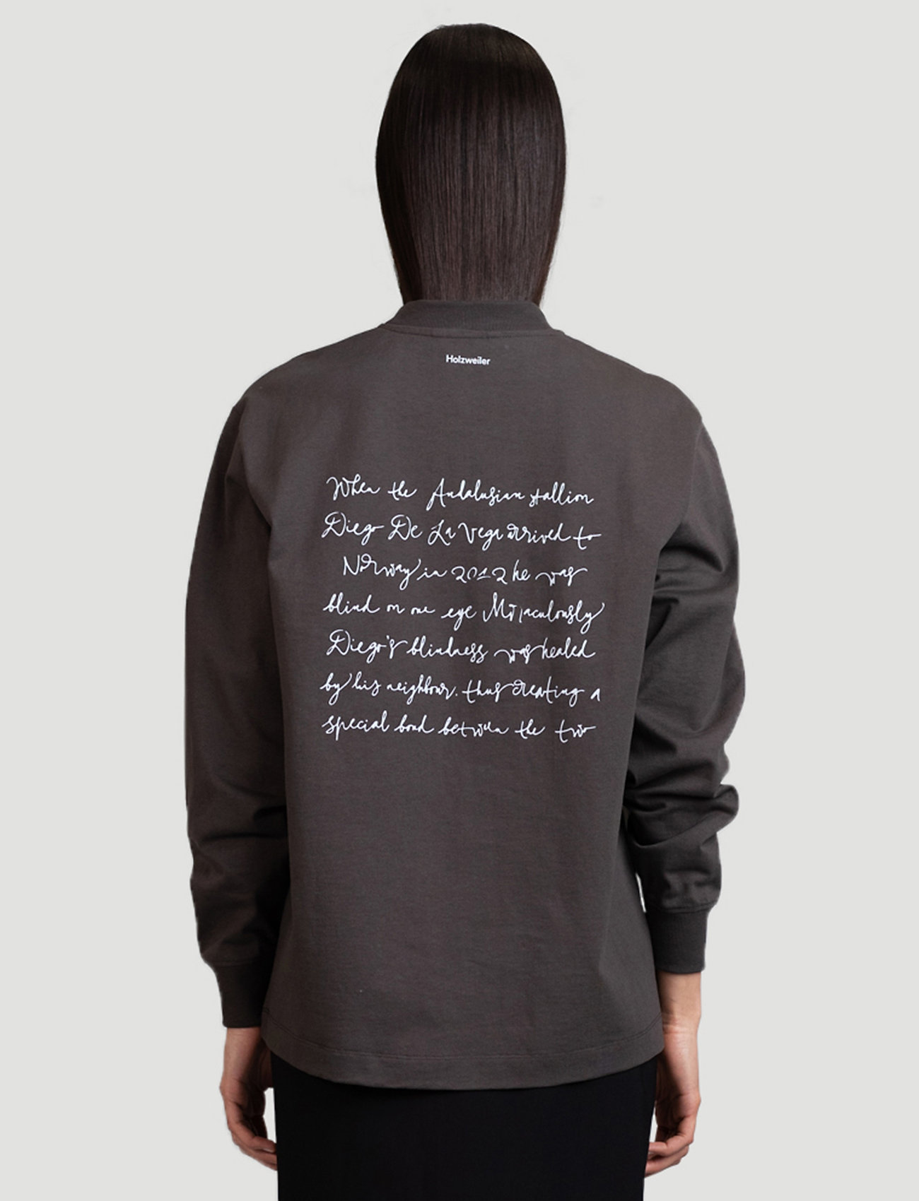 HOLZWEILER - Luring Print LS - dk. grey - 3