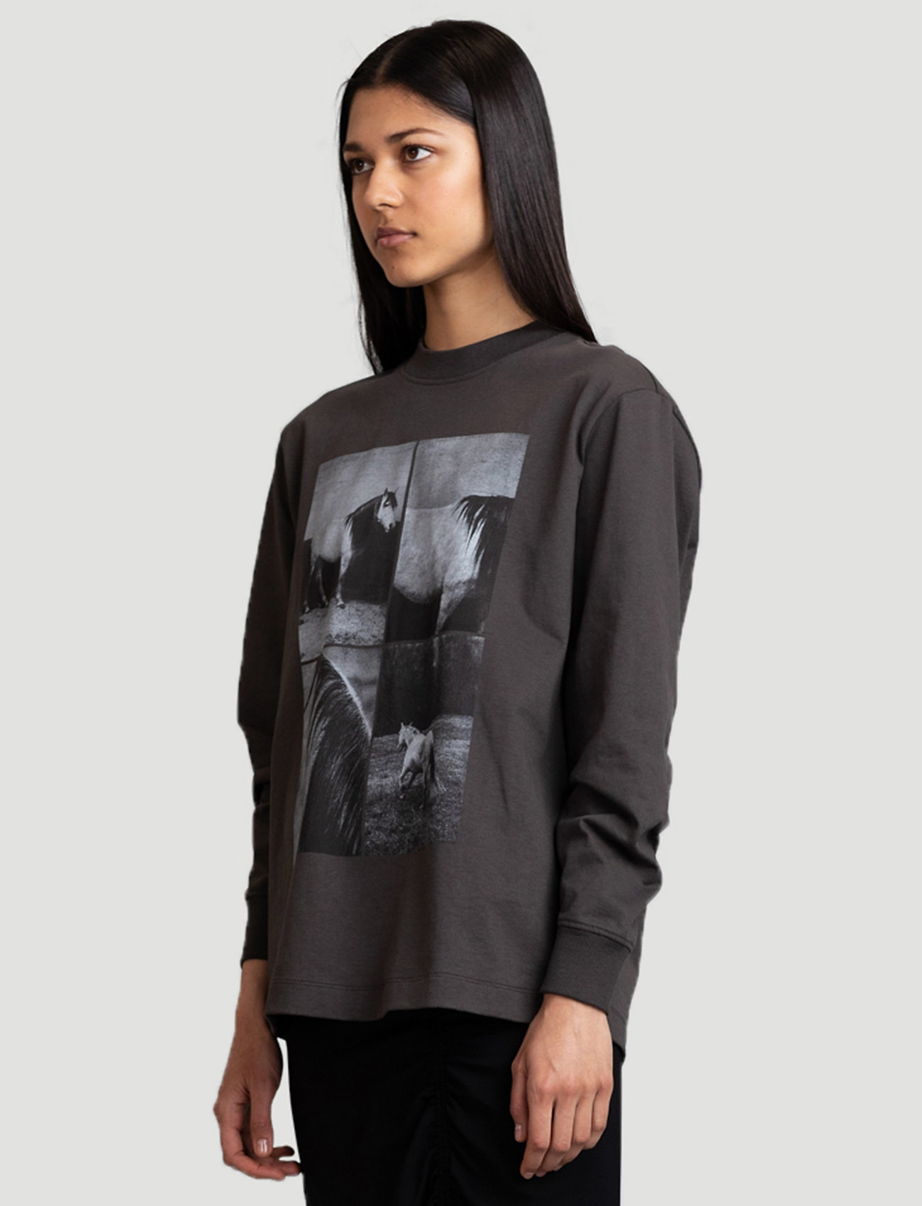 HOLZWEILER - Luring Print LS - dk. grey - 4