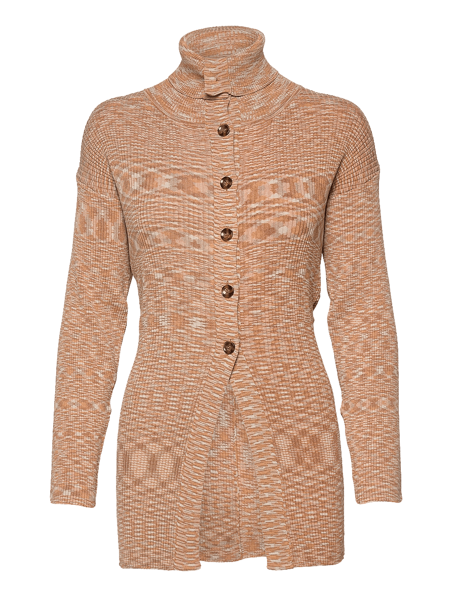 HOLZWEILER - Vibes Knit Cardigan 22-01 - orange mix - 0