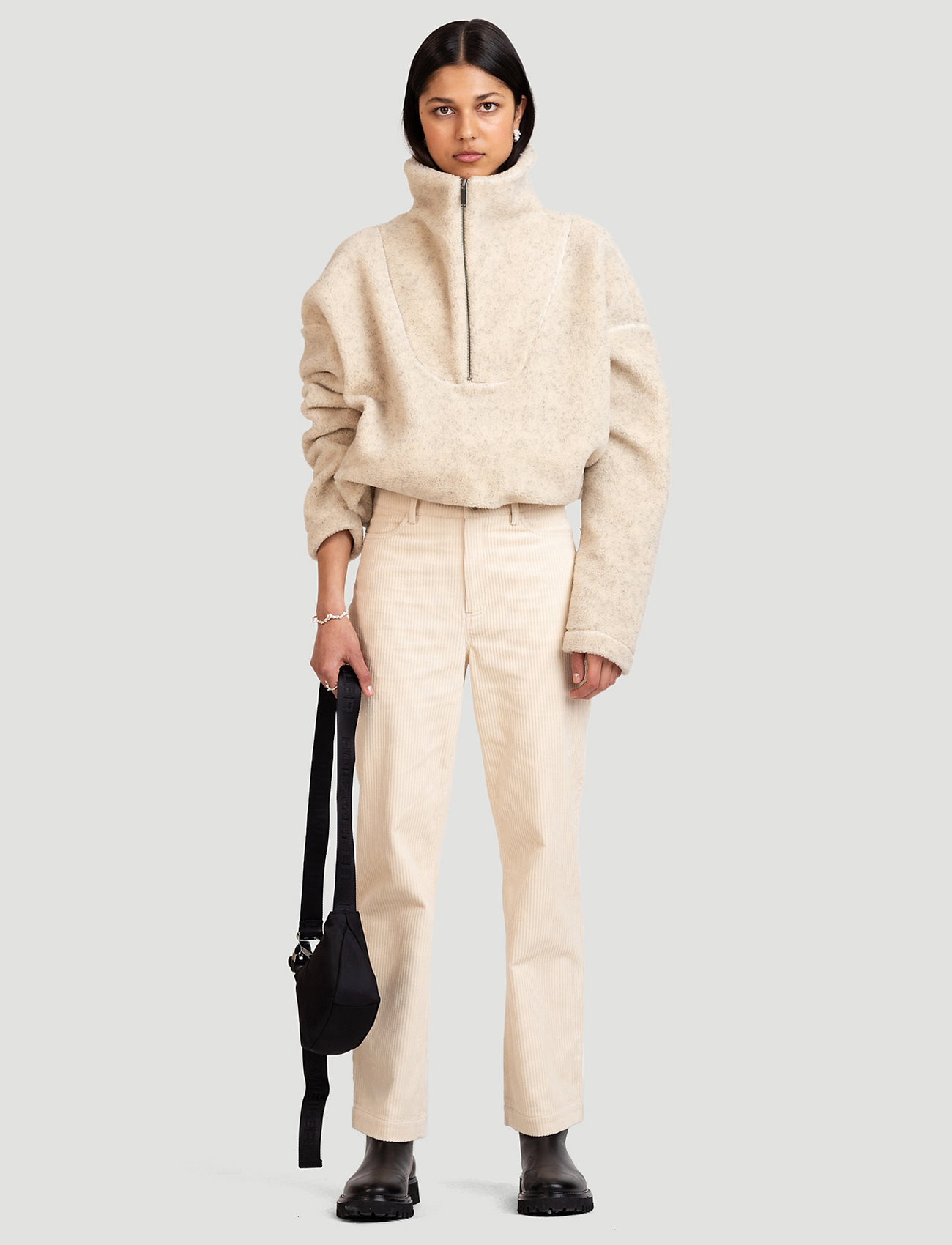 HOLZWEILER - Naomi Cordroy Trouser 22-01 - ecru - 3