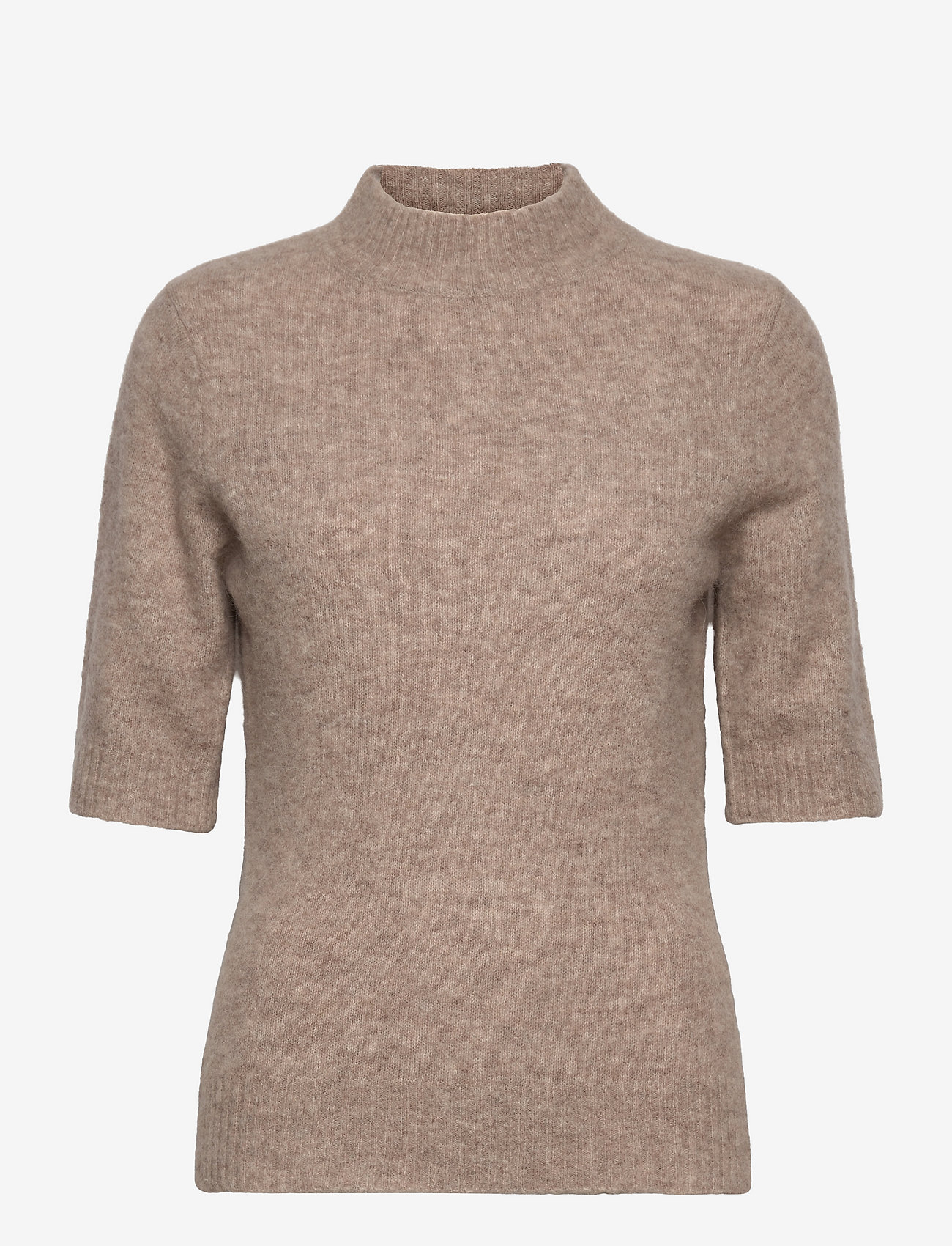 HOLZWEILER - Puff Knit Tee - taupe - 0