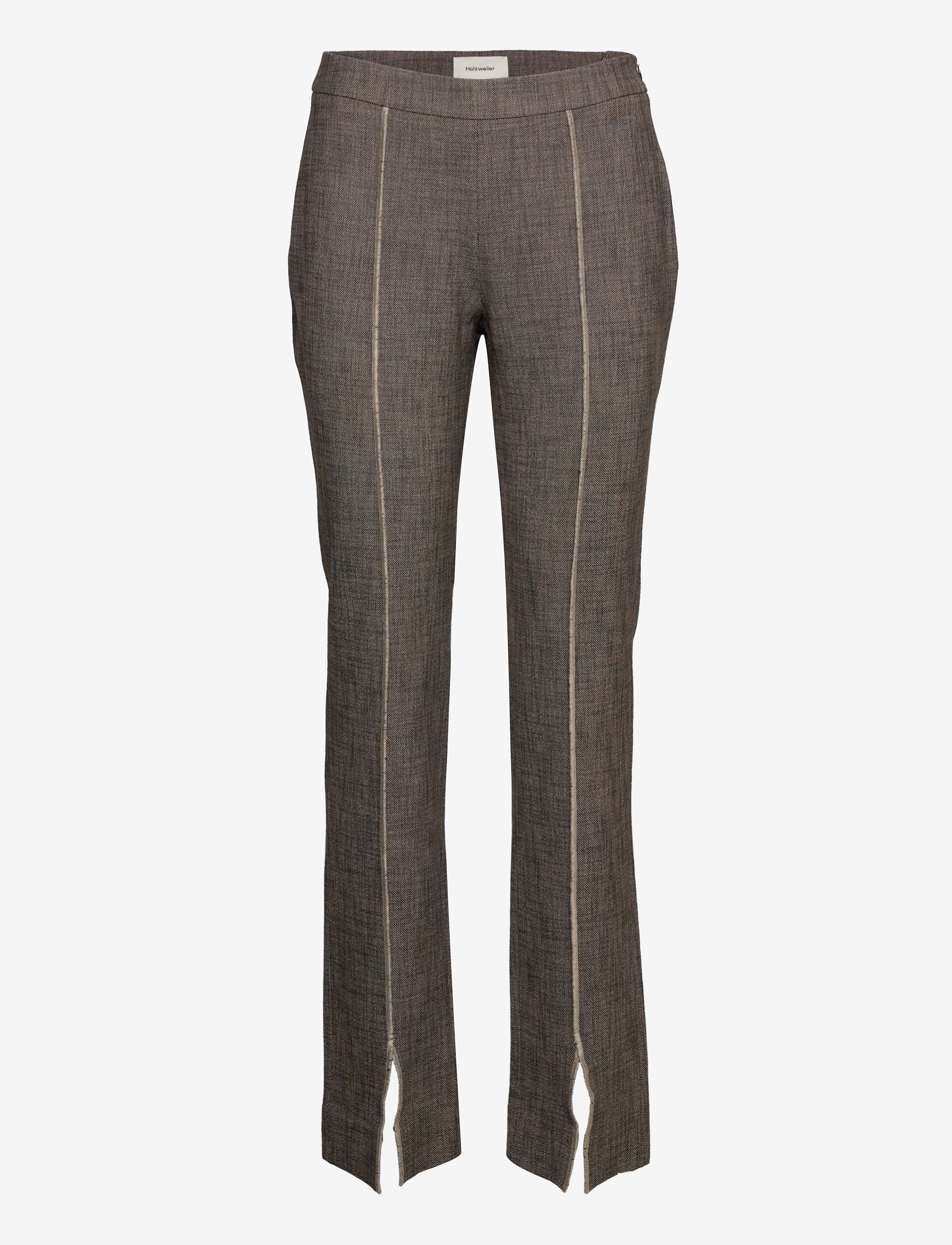 HOLZWEILER Sira Piping Trouser 22-01 - HOLZWEILER - TAUPE / brown
