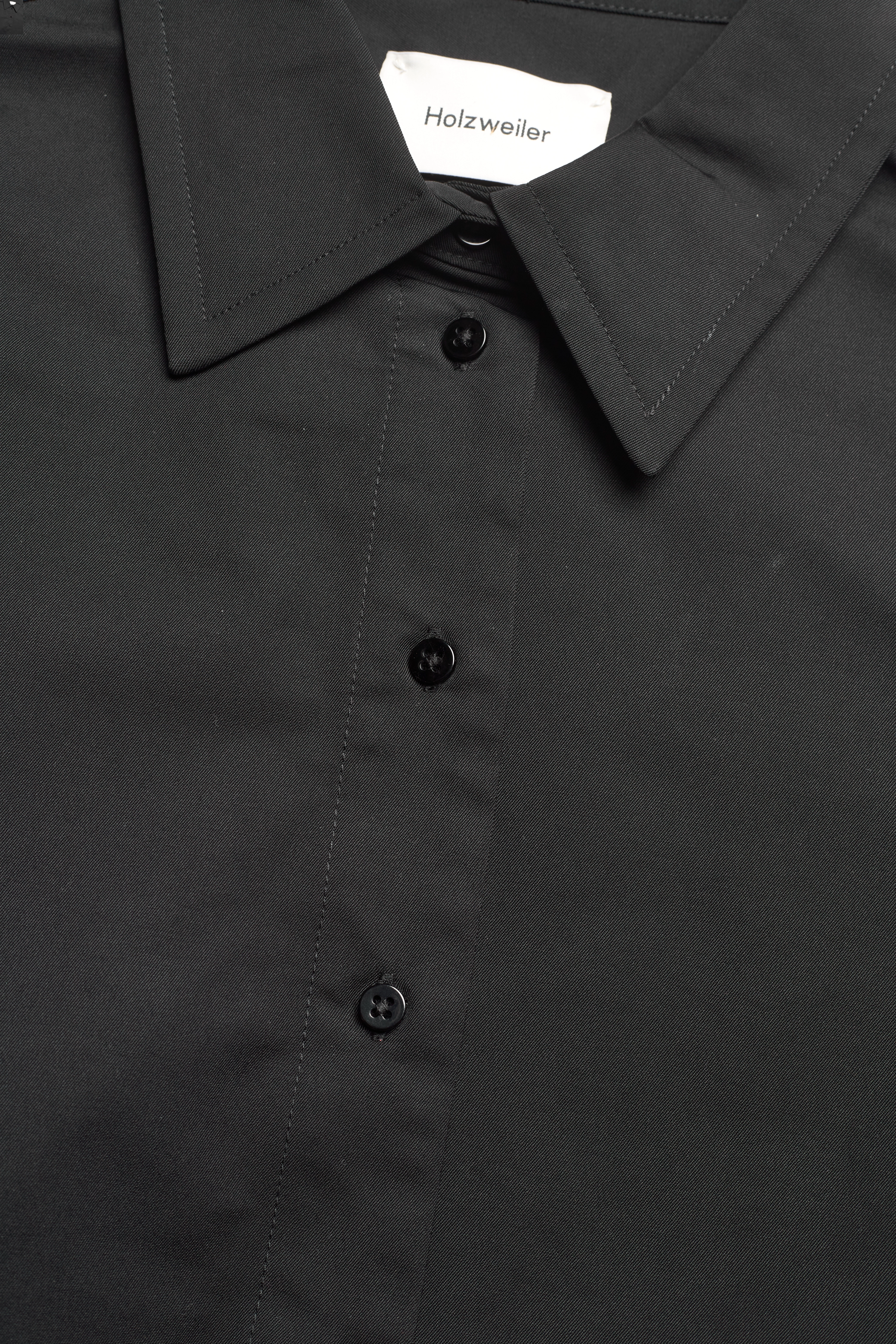 HOLZWEILER - Tyri Shirt 22-01 - langærmede skjorter - black - 2
