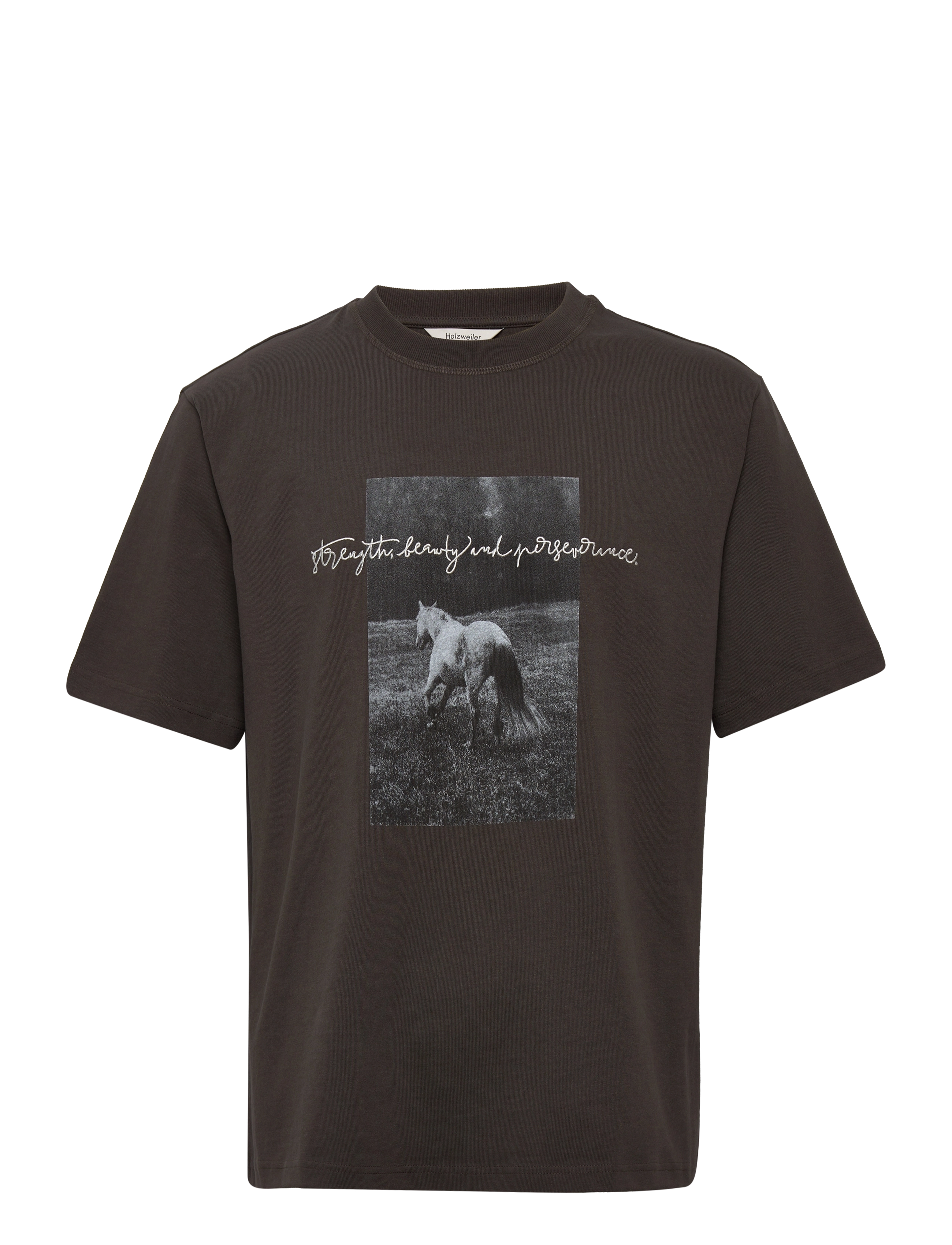 HOLZWEILER - Fleur Tee 22-01 - dk. grey - 0