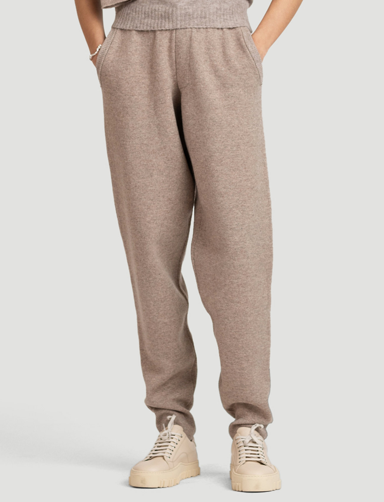 HOLZWEILER - Navigation Knit Trouser - taupe - 3