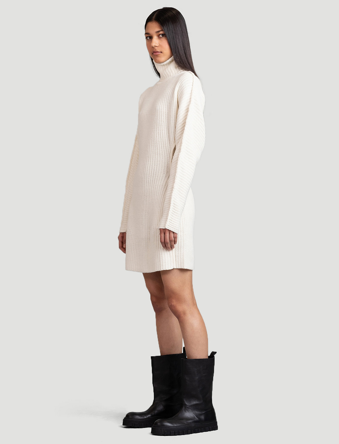 HOLZWEILER - Echo Knit Dress - ecru - 3