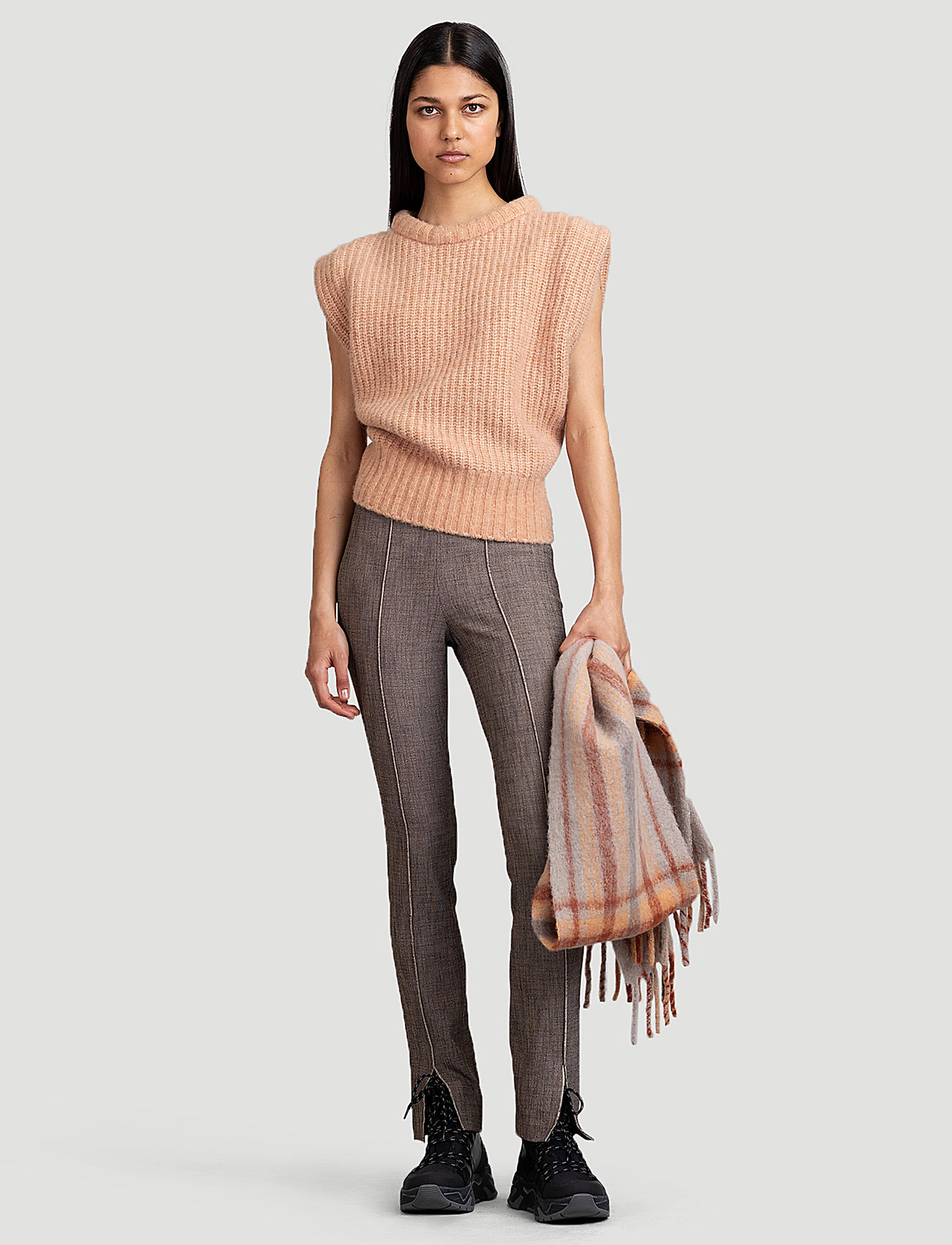 HOLZWEILER - Sila Knit Vest 22-01 - peach - 3