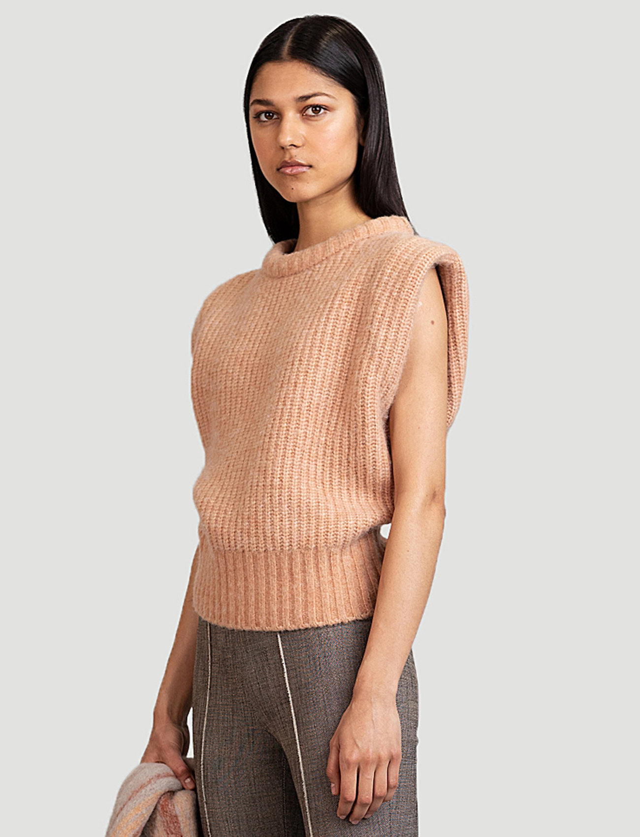 HOLZWEILER - Sila Knit Vest 22-01 - peach - 4