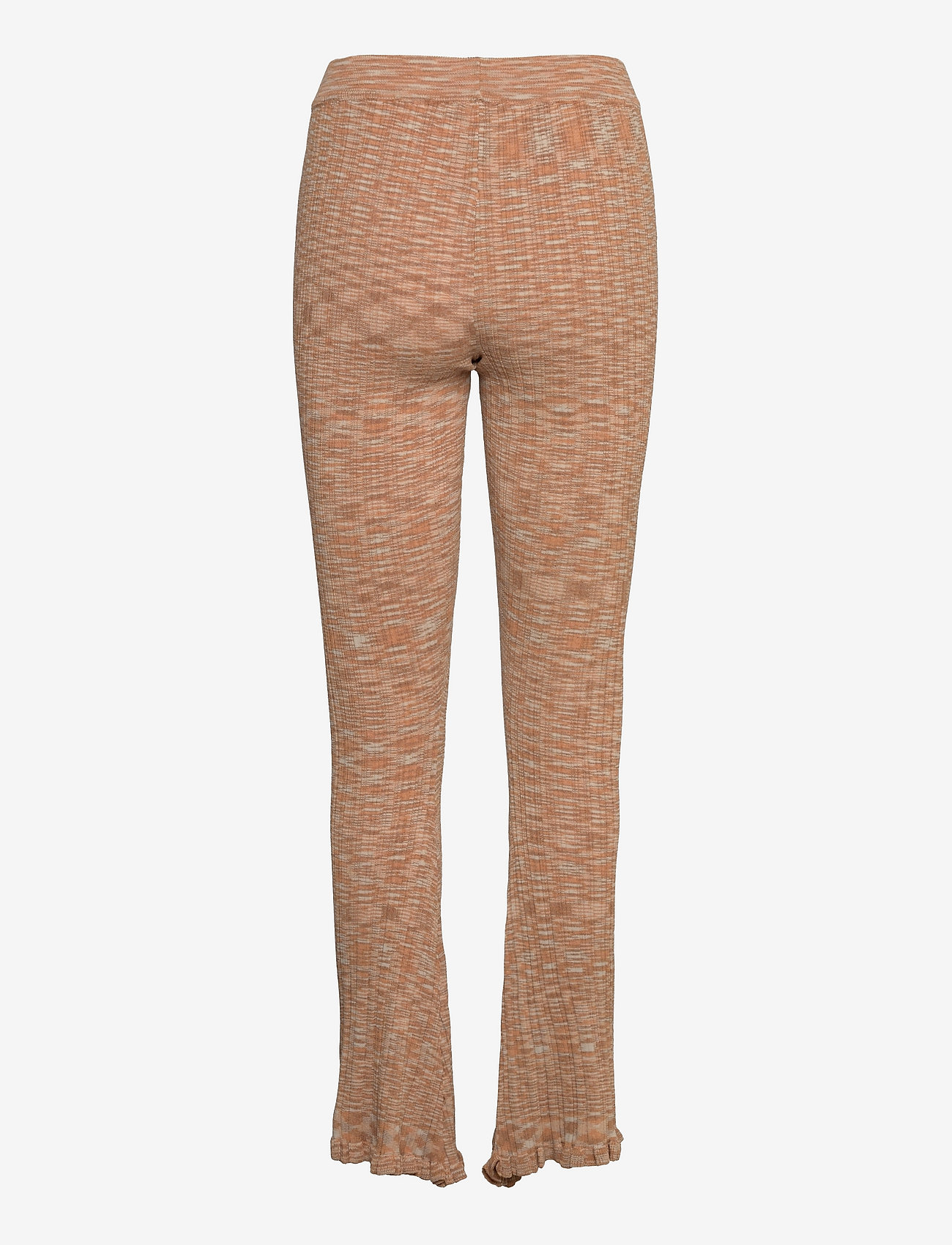 HOLZWEILER - Dahlia Knit Trouser 22-01 - flare bukser - lt. orange mix - 1