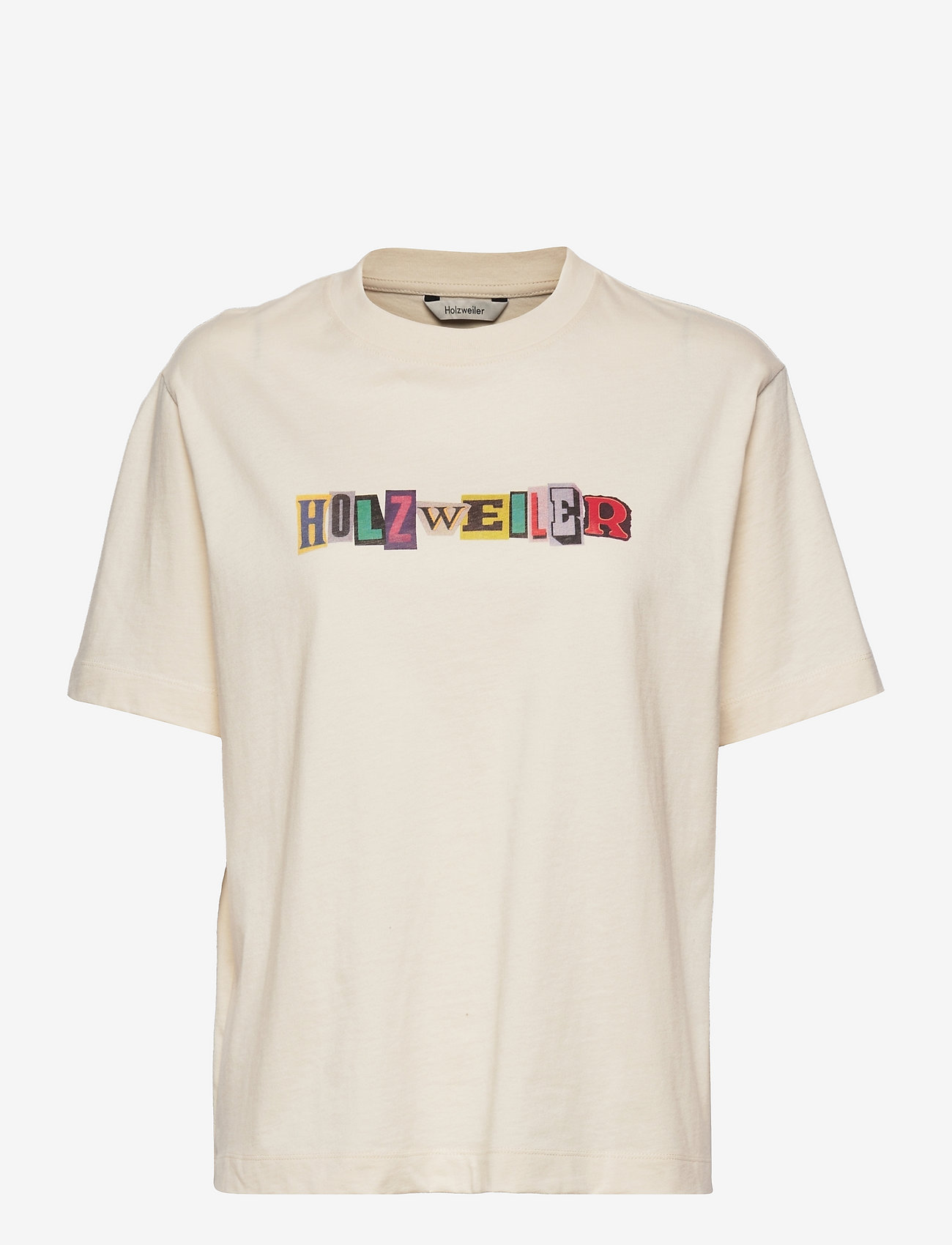 HOLZWEILER - Kjerag Print Tee 22-02 - ecru - 0