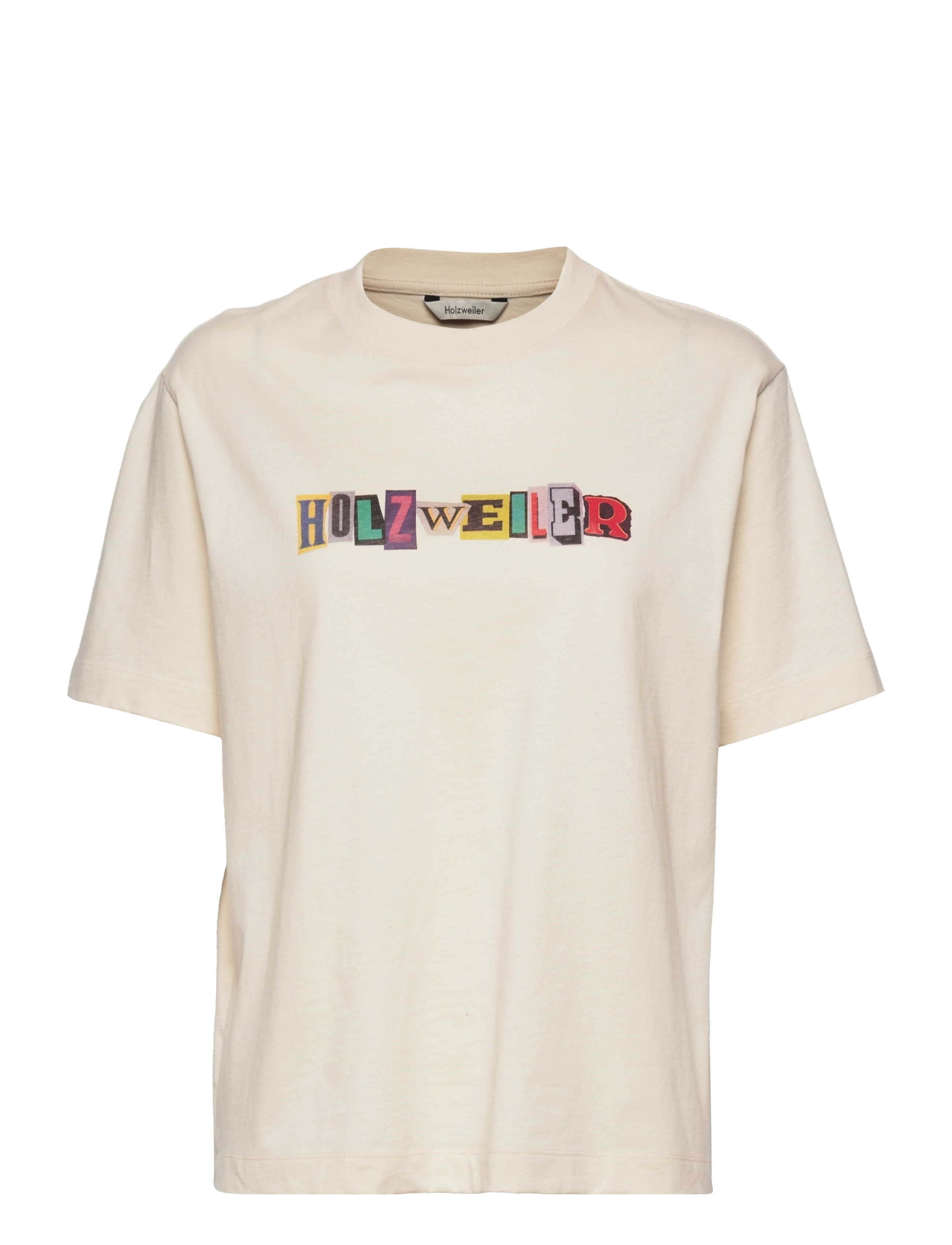 HOLZWEILER - Kjerag Print Tee 22-02 - ecru - 0