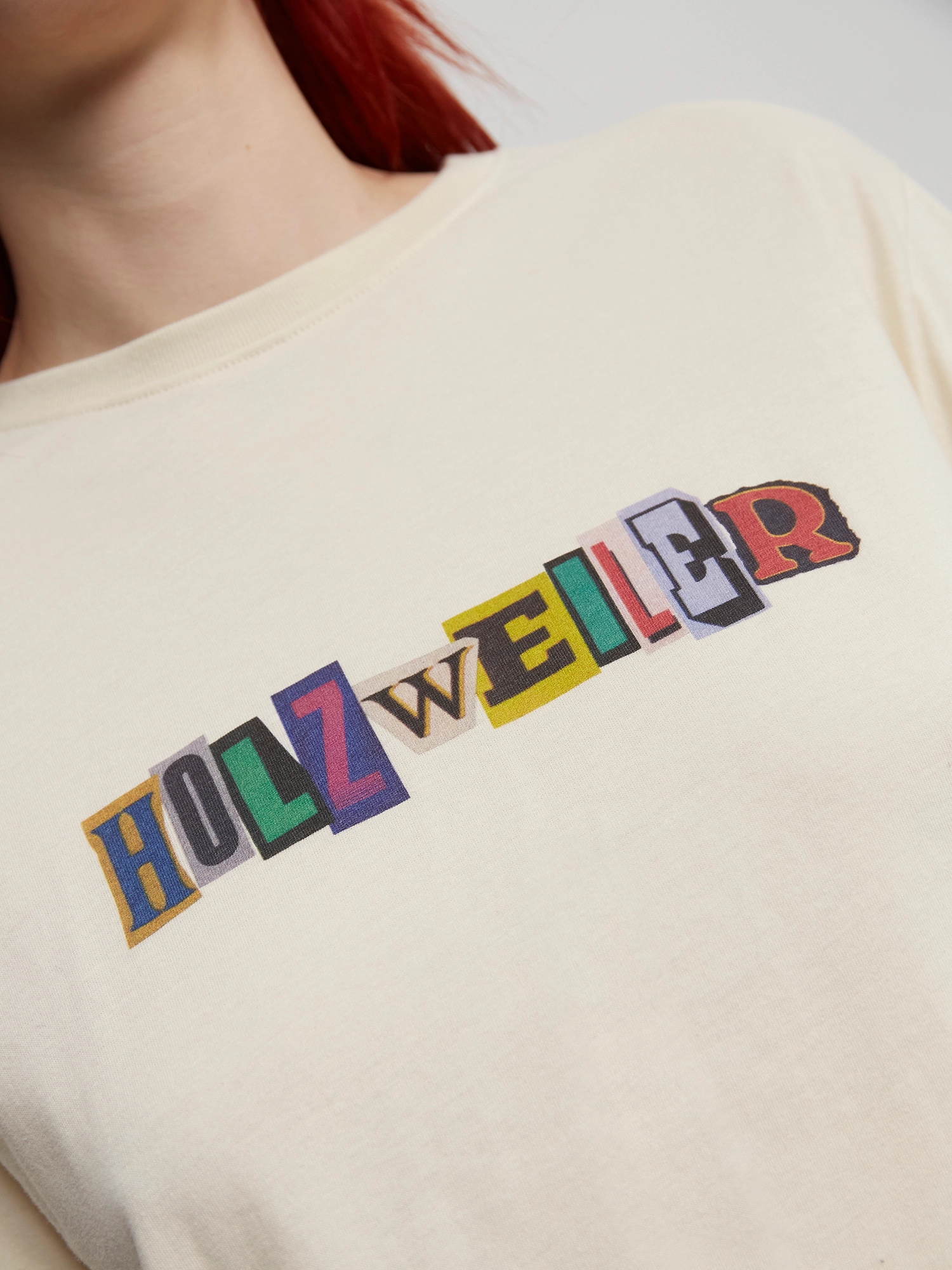 HOLZWEILER - Kjerag Print Tee 22-02 - ecru - 3