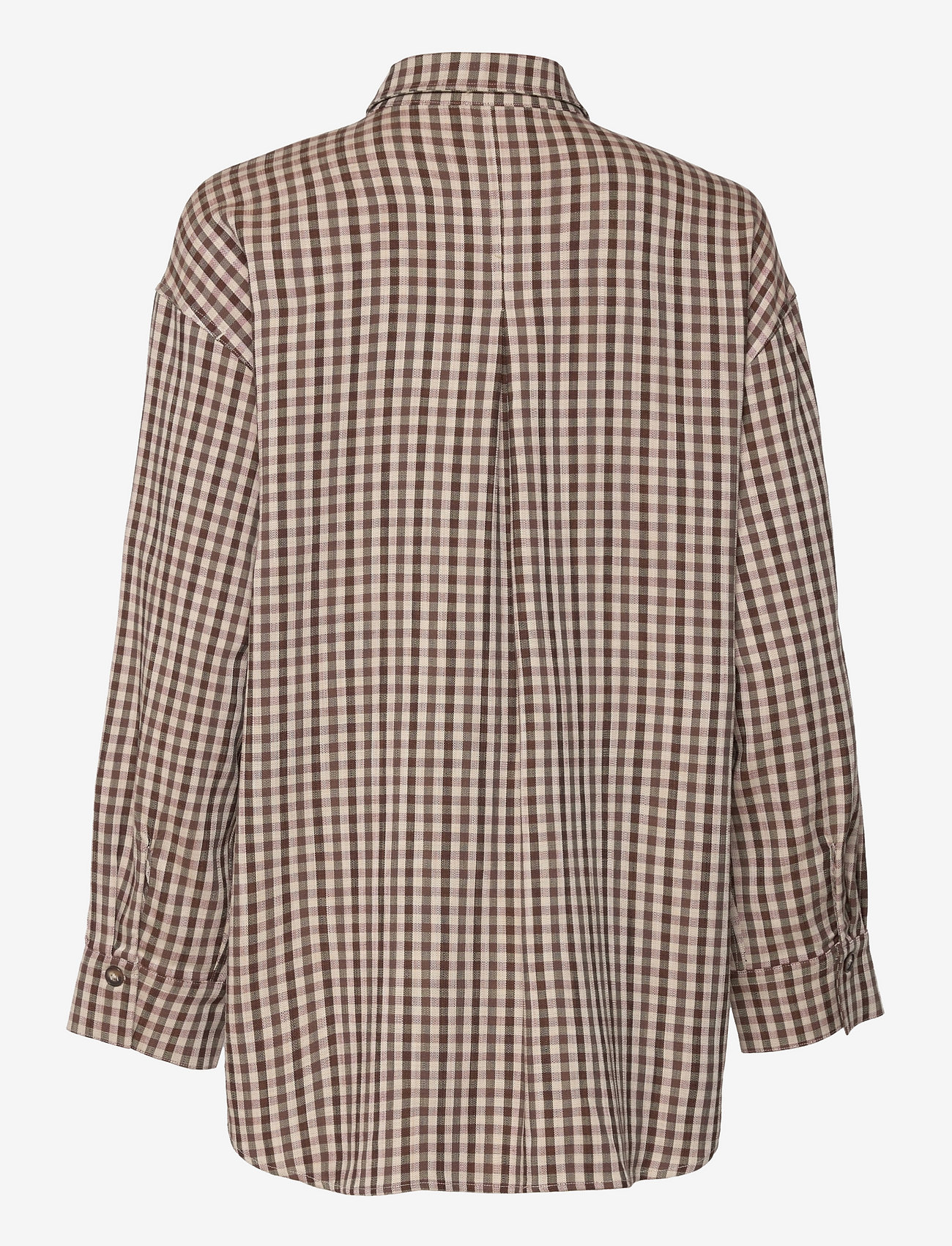 HOLZWEILER - Dais Check Shirt 22-02 - langermede skjorter - brown check - 1