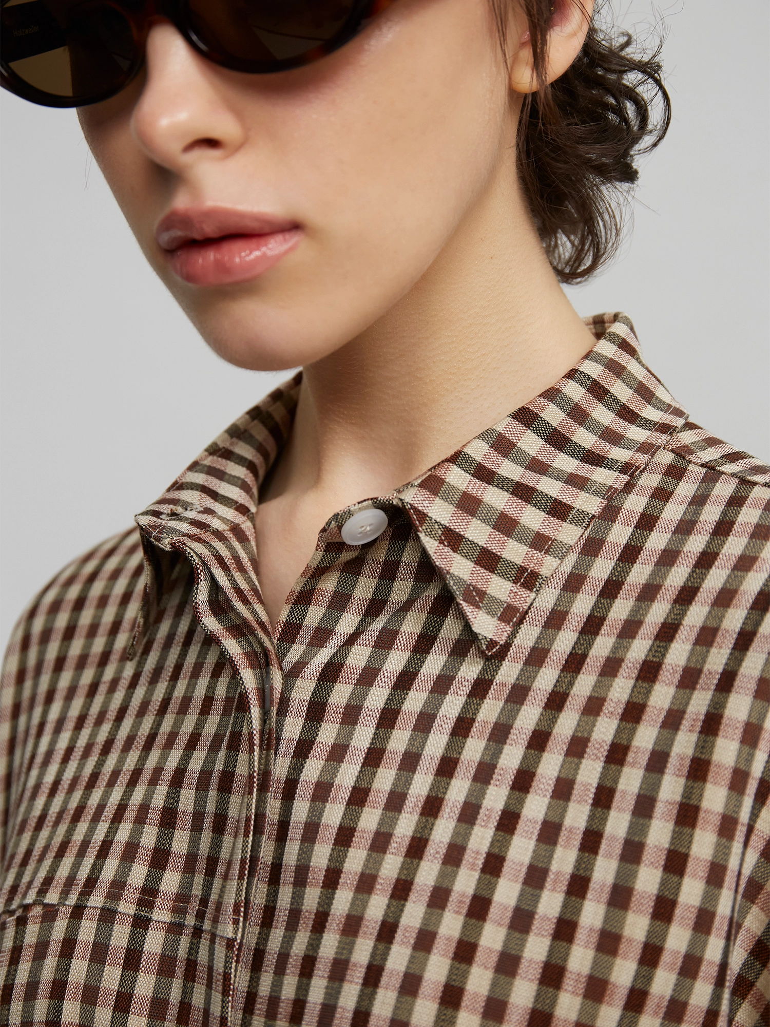HOLZWEILER - Dais Check Shirt 22-02 - brown check - 5