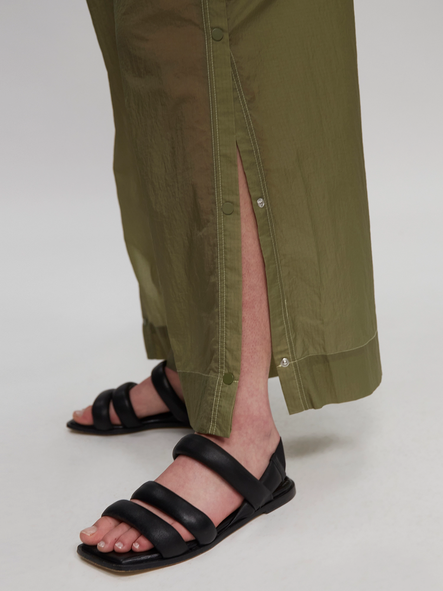 HOLZWEILER - Ride Trouser 22-02 - bukser med brede ben - lt. green - 4