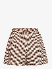 HOLZWEILER - Musan Check Shorts 22-02 - casual shorts - brown check - 1
