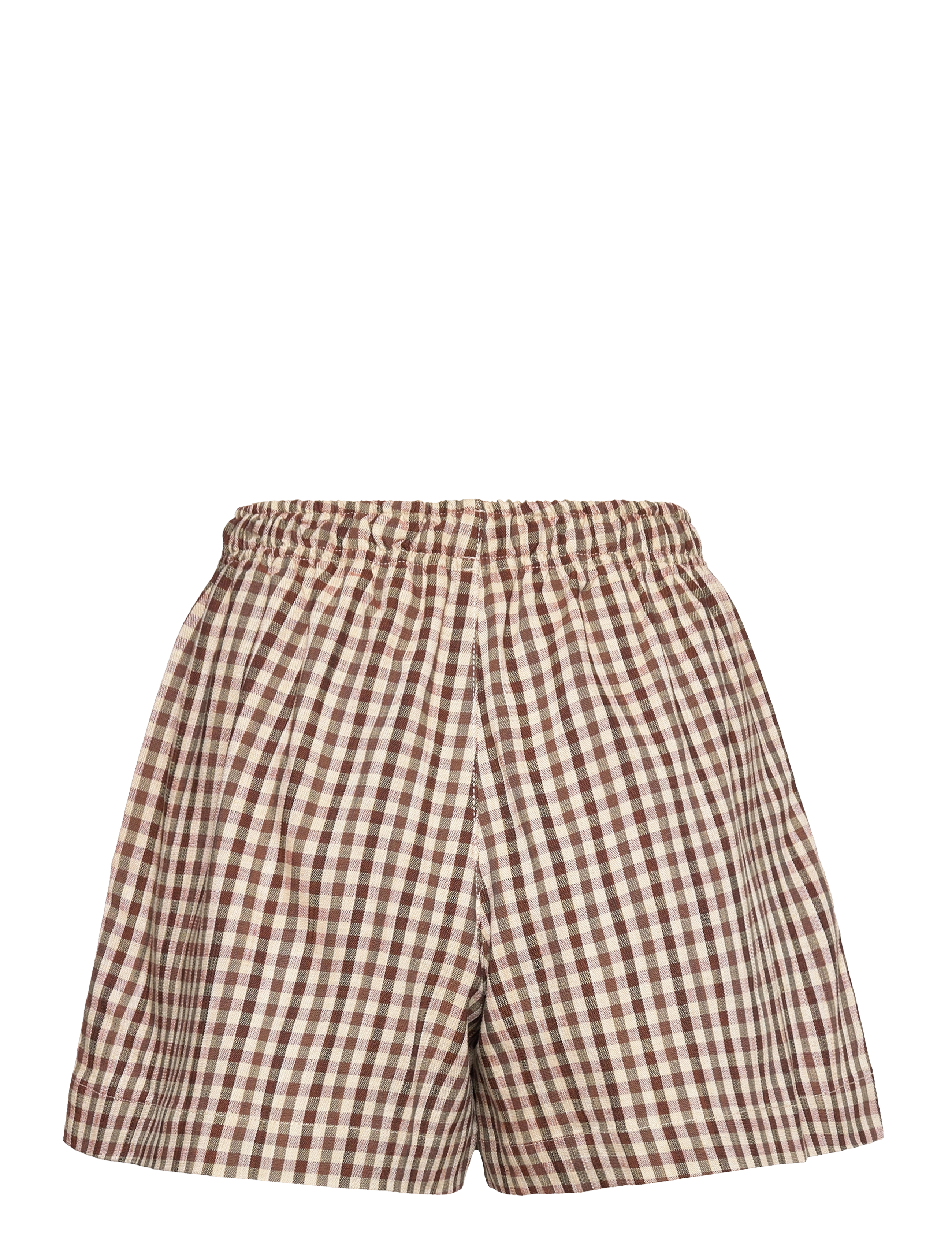 HOLZWEILER - Musan Check Shorts 22-02 - brown check - 1