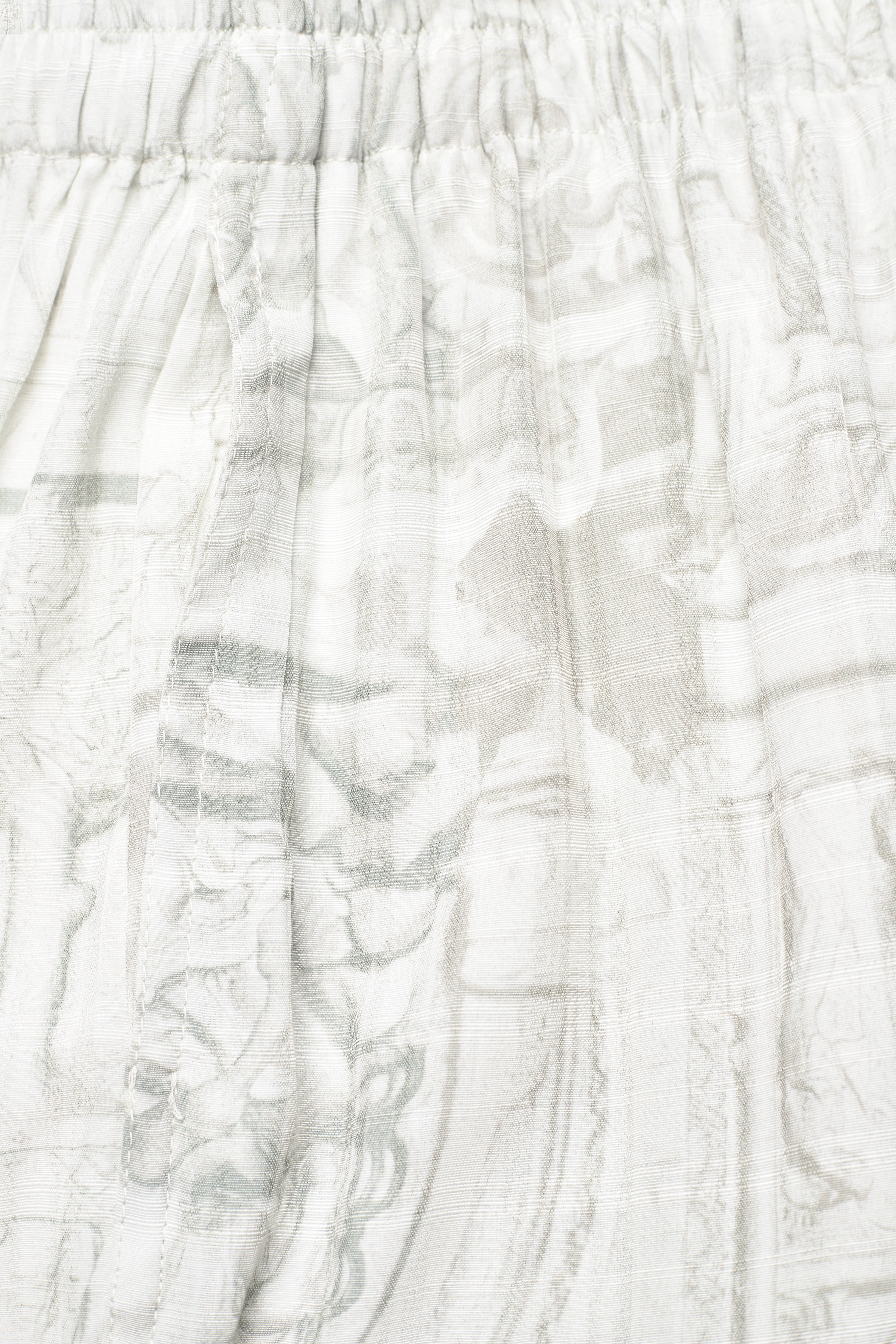HOLZWEILER - Luka Print Trouser 22-02 - festtøj til outletpriser - lt. grey mix - 5
