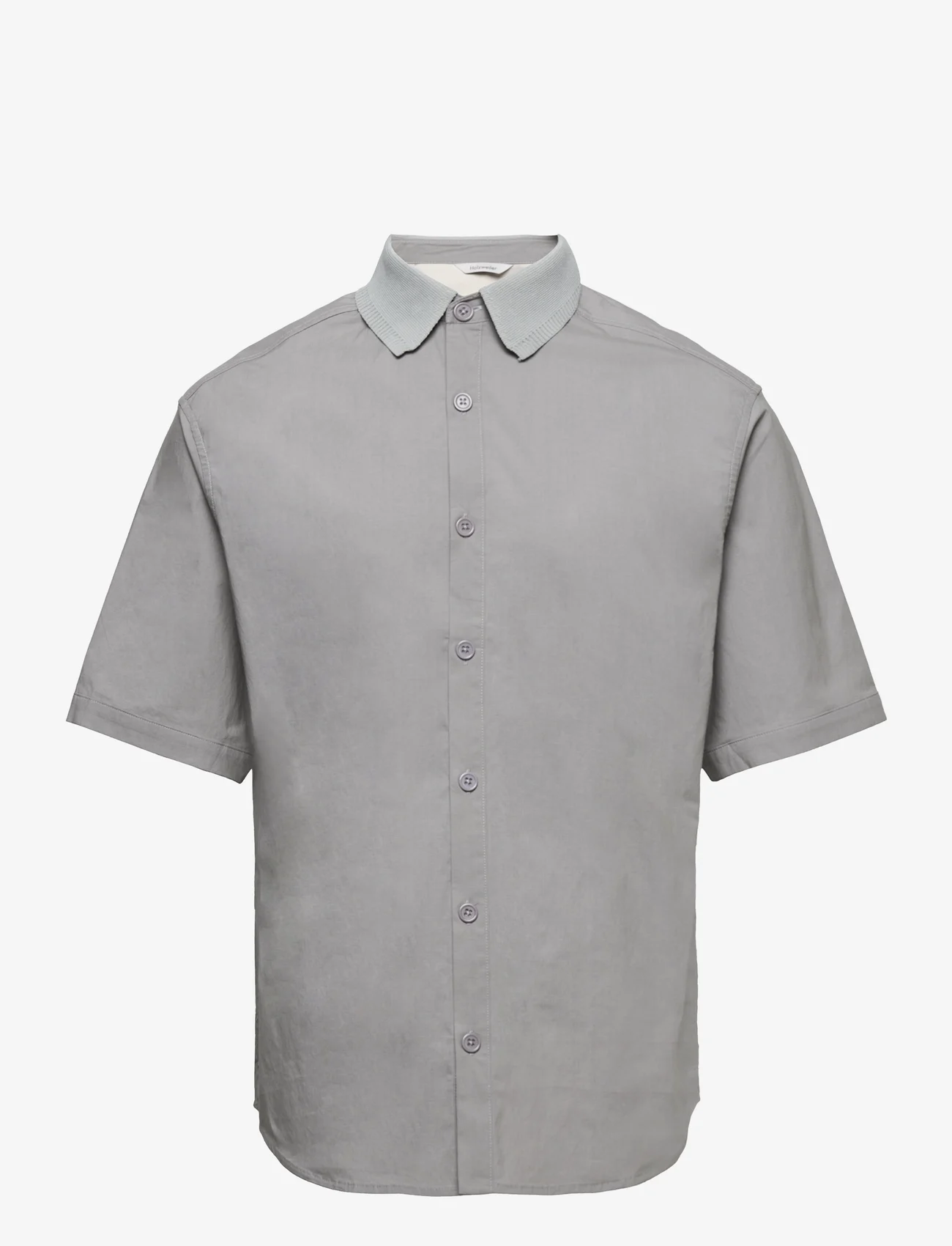 HOLZWEILER - Nifi Shirt 22-02 - peruskauluspaidat - lt. grey - 0