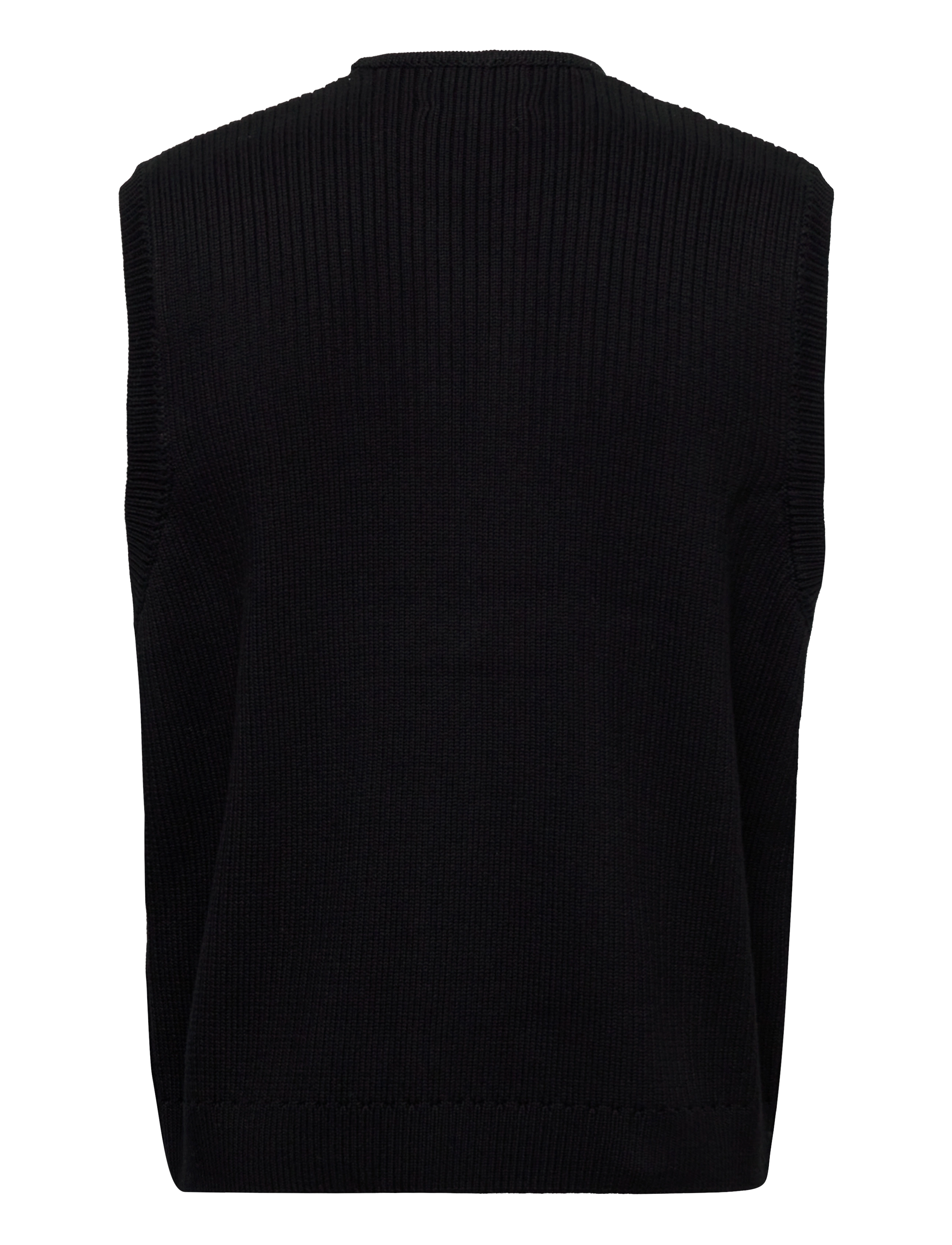 HOLZWEILER - Siver Knit Vest 22-02 - black - 1
