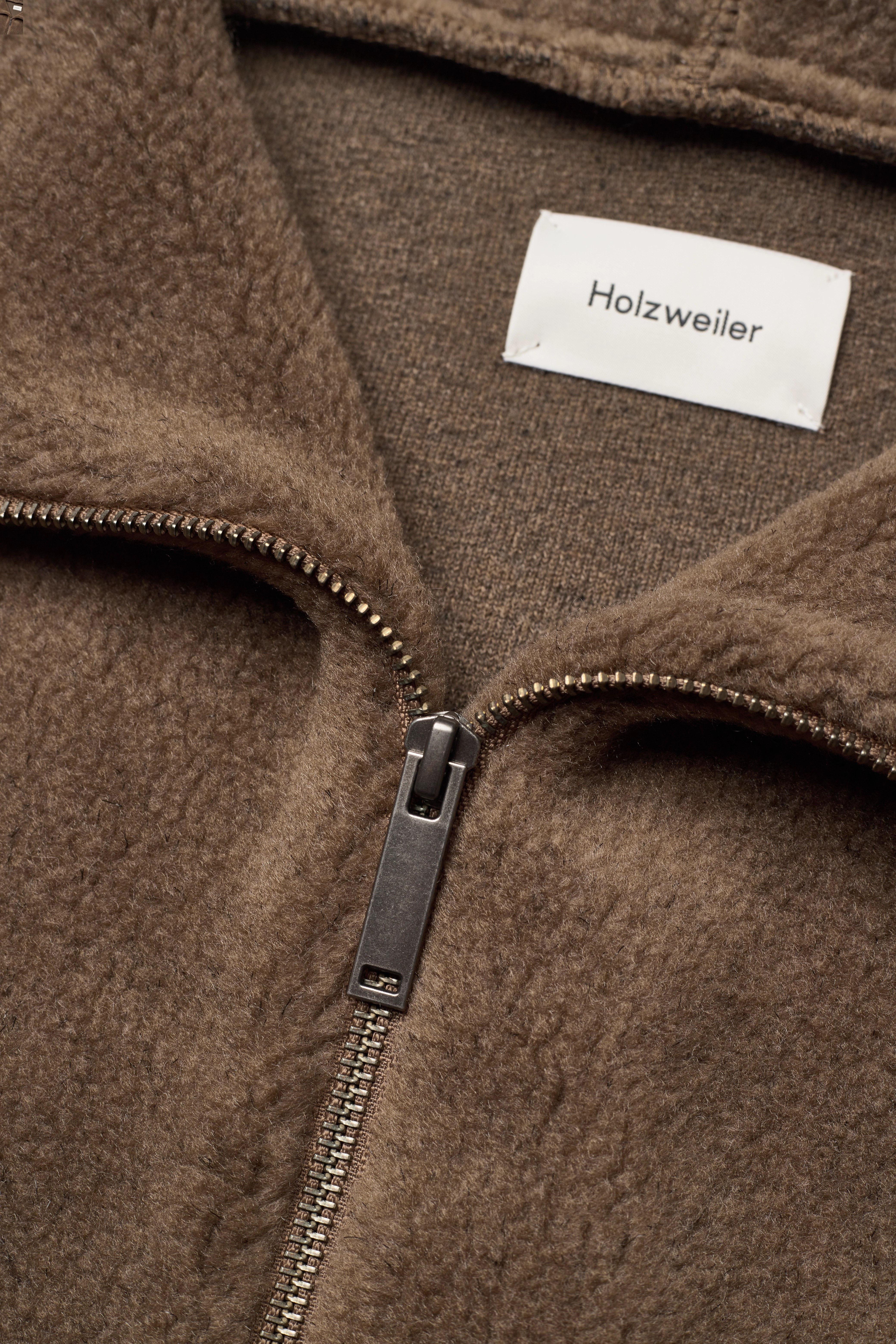 HOLZWEILER - Mase Half Zip 22-02 - taupe - 2