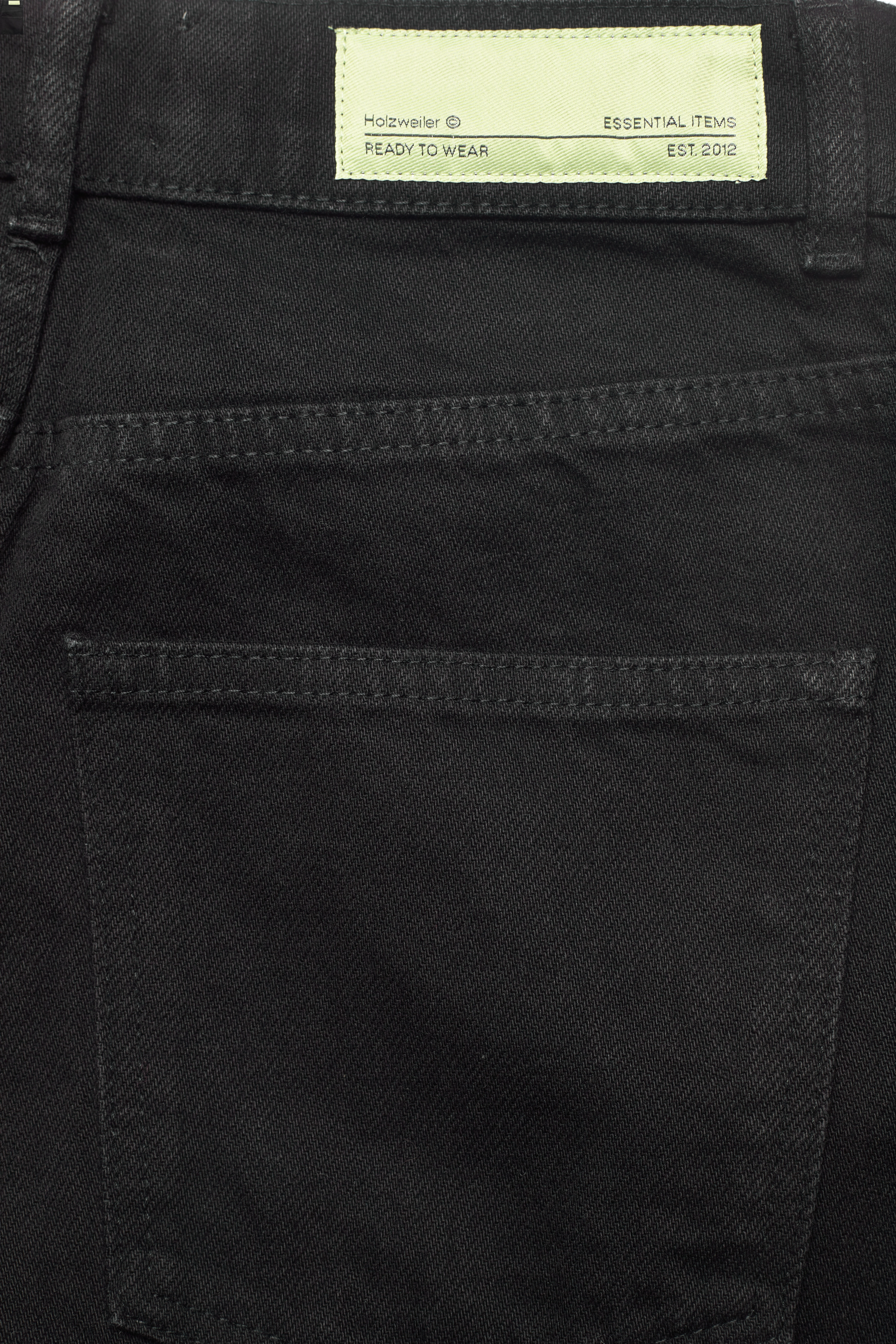 HOLZWEILER - Naomi Twill Trouser 22-02 - black - 4