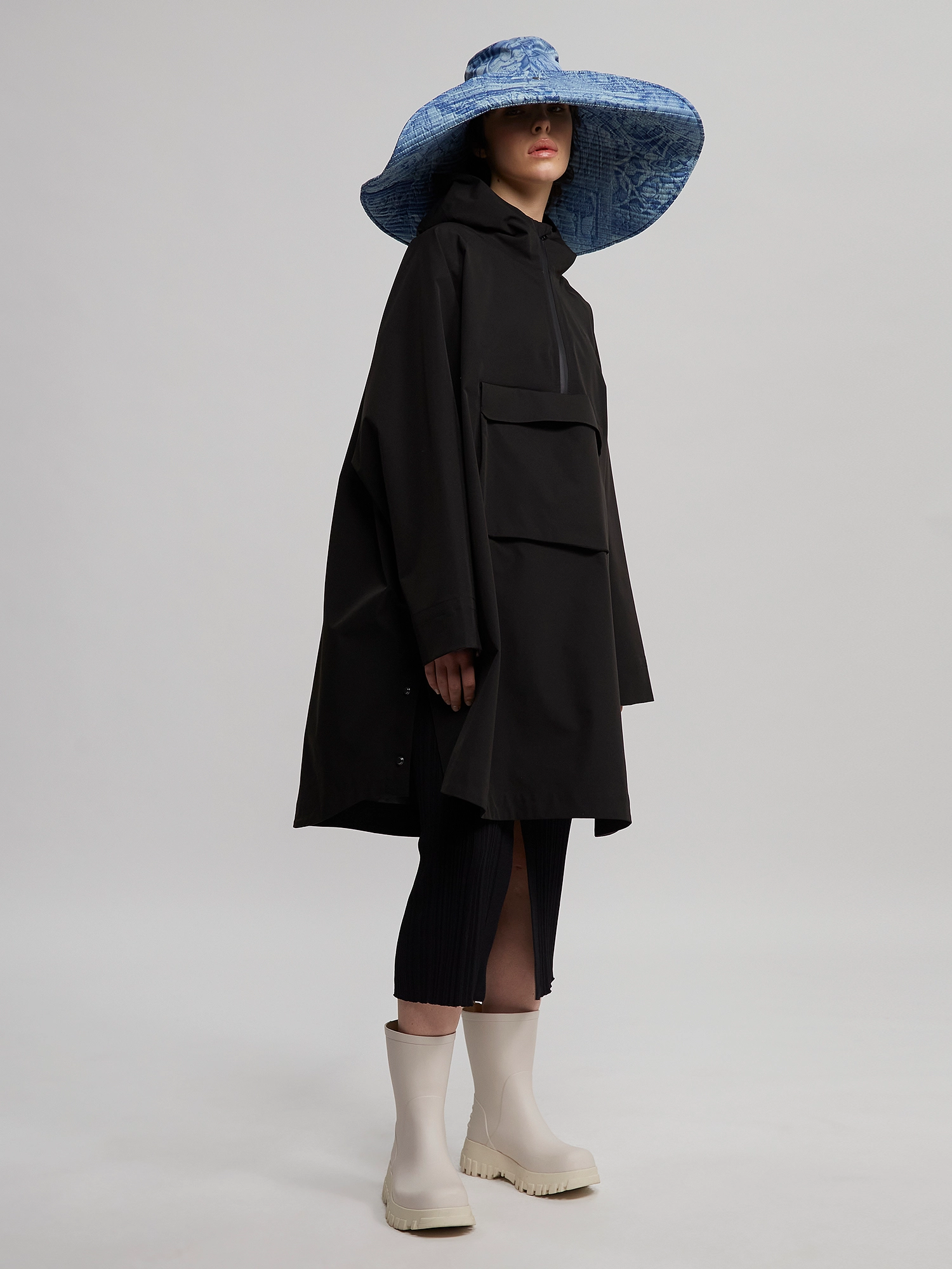 HOLZWEILER - Solidarity Poncho 22-02 - black - 4