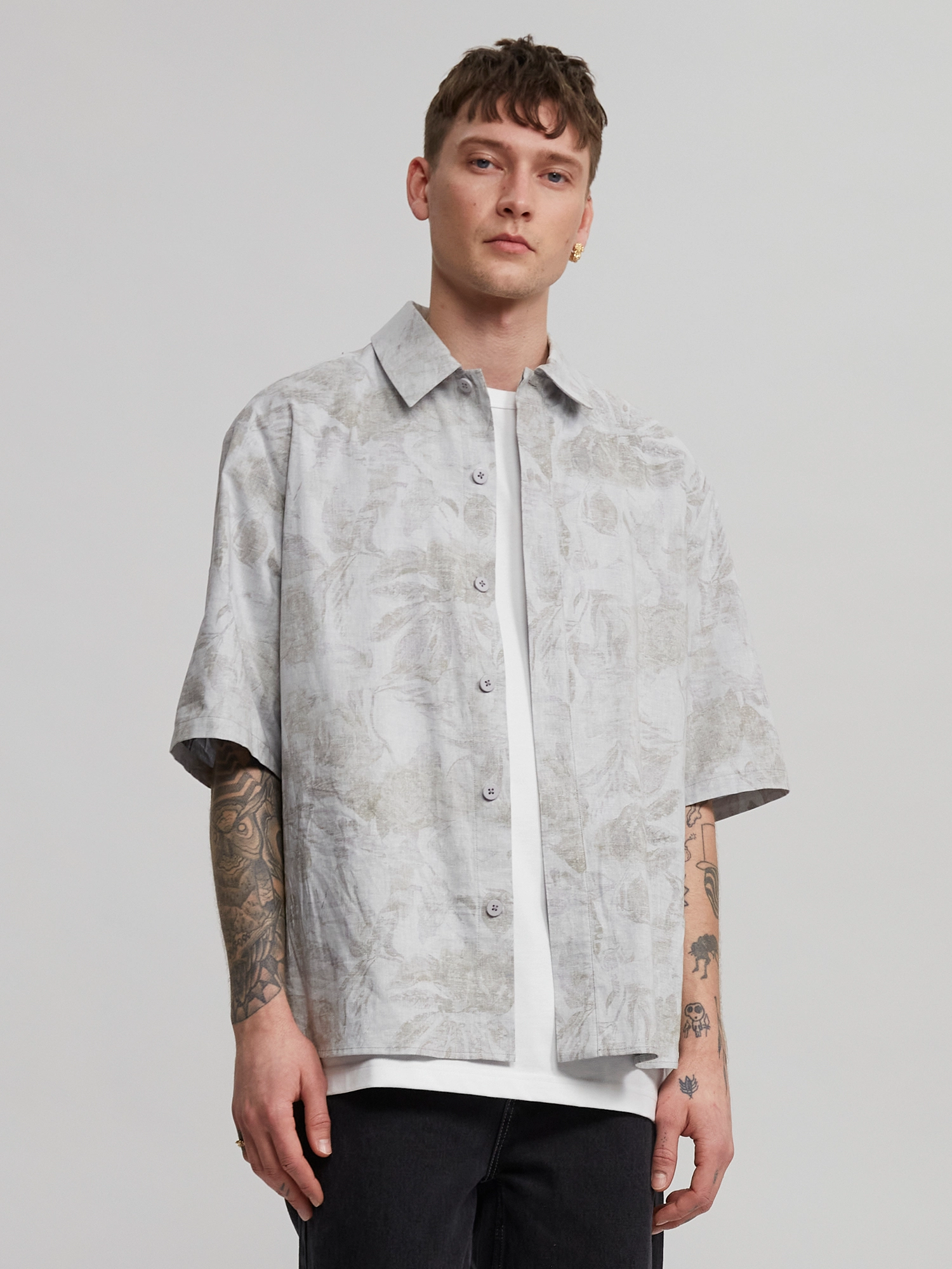 HOLZWEILER - Kimbo Print Shirt 22-02 - green mix - 2