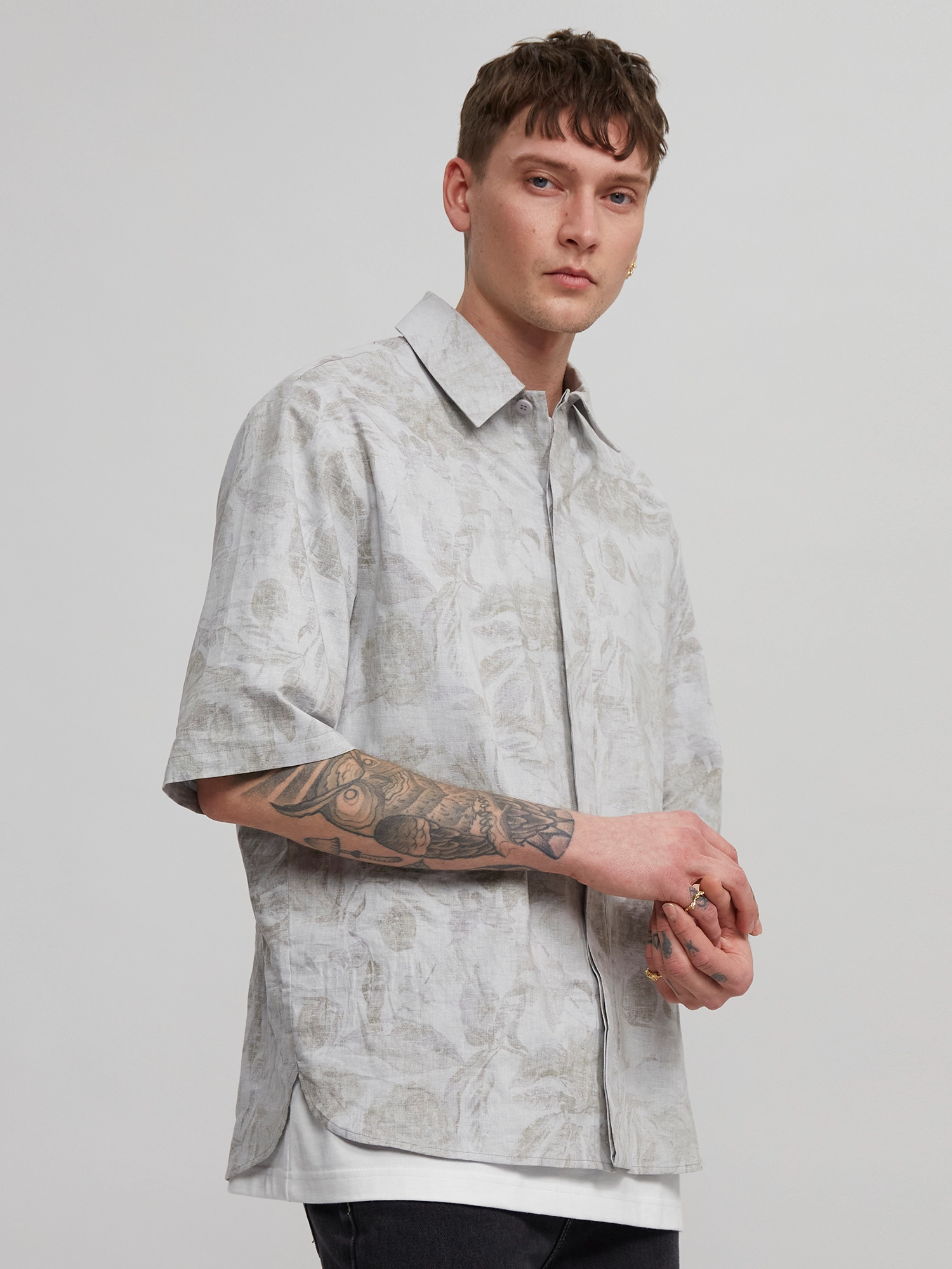 HOLZWEILER - Kimbo Print Shirt 22-02 - green mix - 3