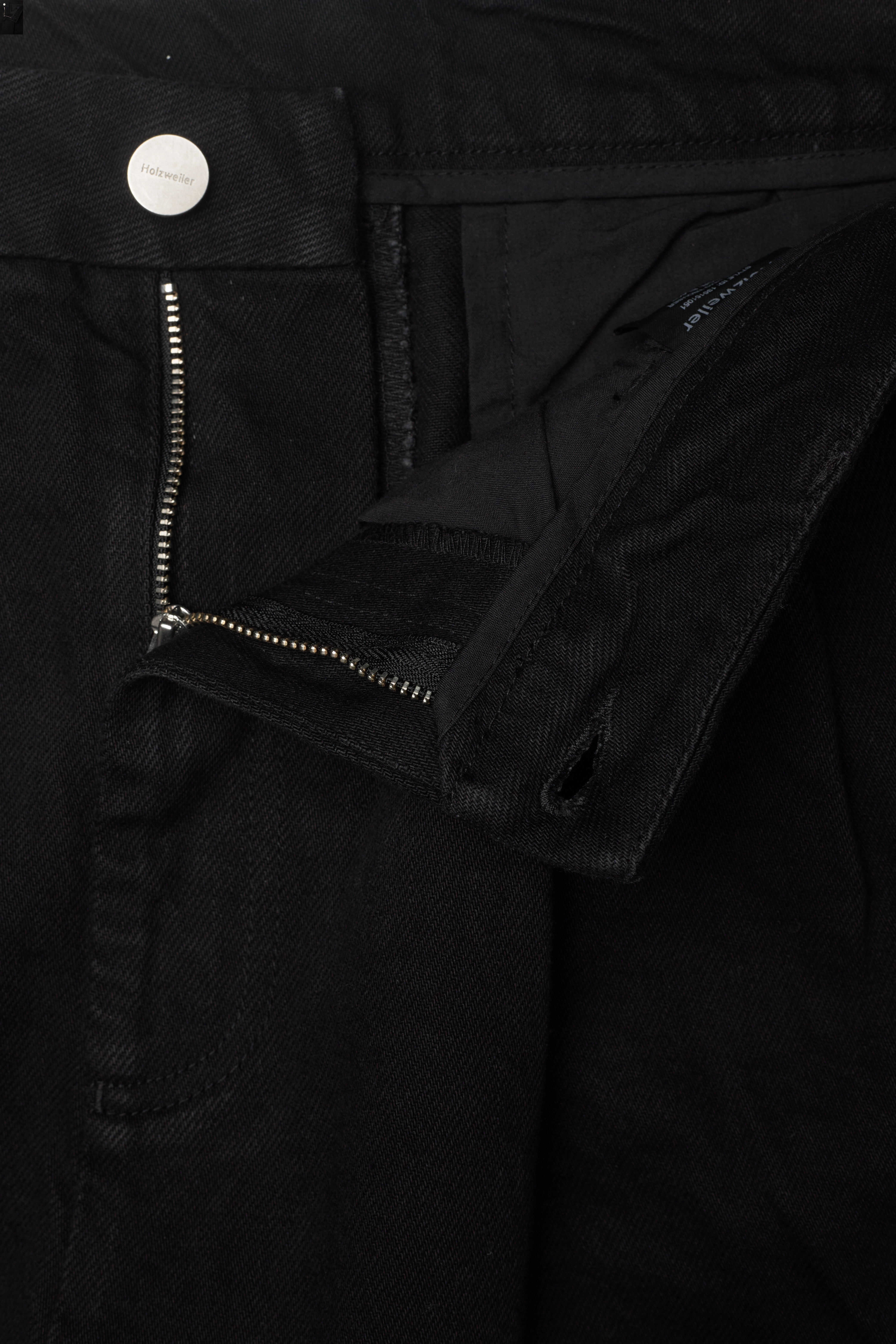 HOLZWEILER - Limo Trouser 22-02 - black - 3