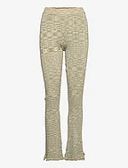 Dahlia Knit Trouser 22-02 - LT. GREEN MIX