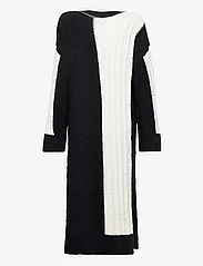 HOLZWEILER - Fossveien Knit Dress 22-02 - knitted dresses - black mix - 1
