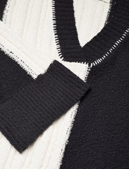 HOLZWEILER - Fossveien Knit Dress 22-02 - knitted dresses - black mix - 7