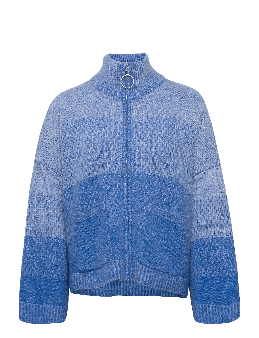 HOLZWEILER - Tine Knit Cardigan 22-02 - blue - 0