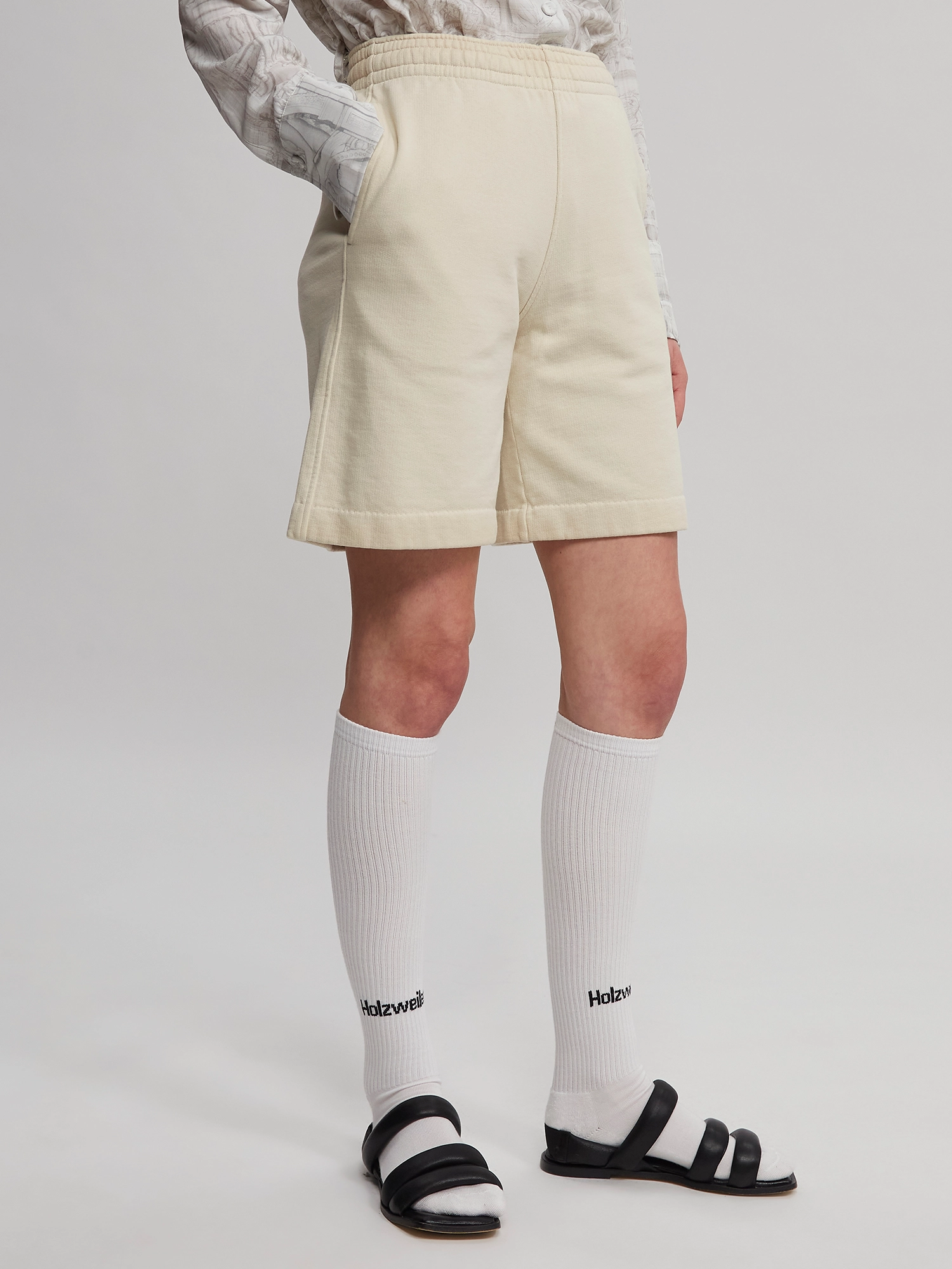 HOLZWEILER - W. Oasis Oslo Shorts 22-02 - bermudashorts - ecru - 3