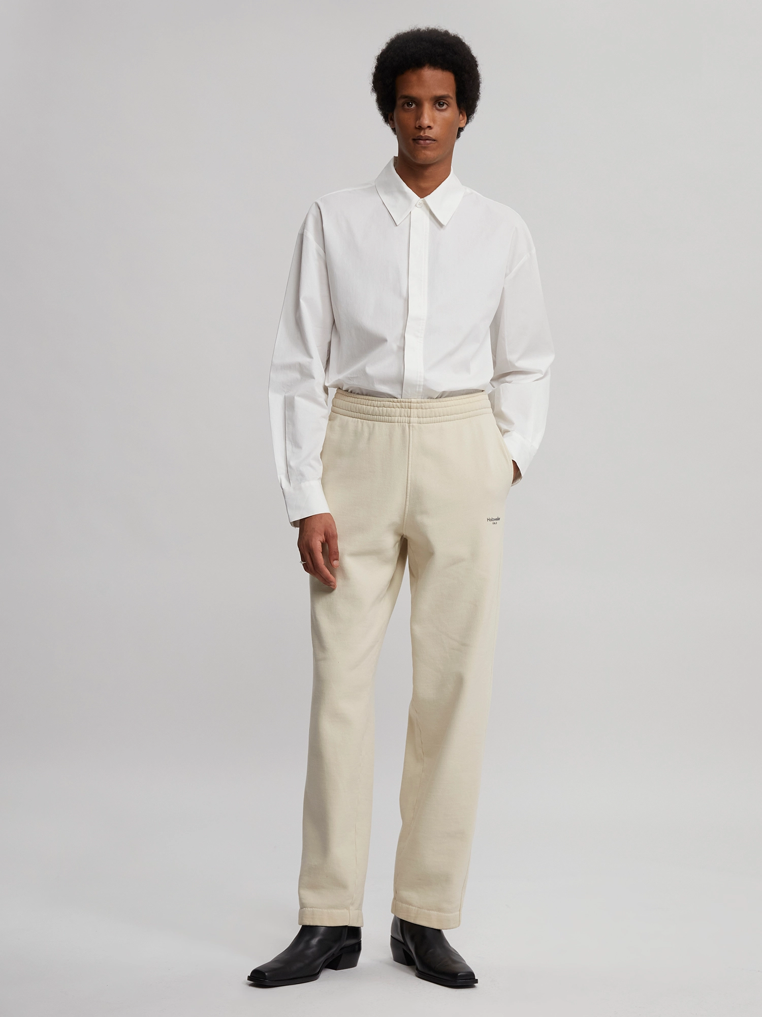 HOLZWEILER - M. Lagoon Oslo Trouser 22-02 - ecru - 2
