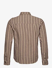 HOLZWEILER - Clip Striped Shirt - casual shirts - brown stripe - 1