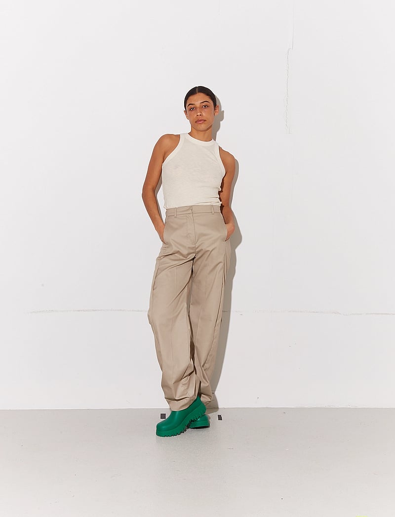 HOLZWEILER - Vidda Trousers - hosen mit weitem bein - sand - 3